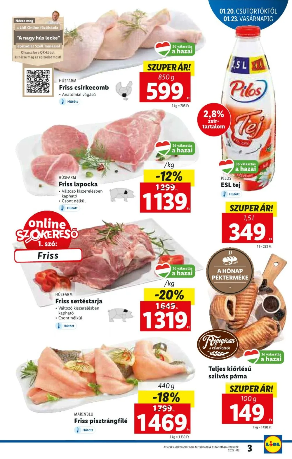 Lidl akciós újság 01.20–01.26 – 3. oldal