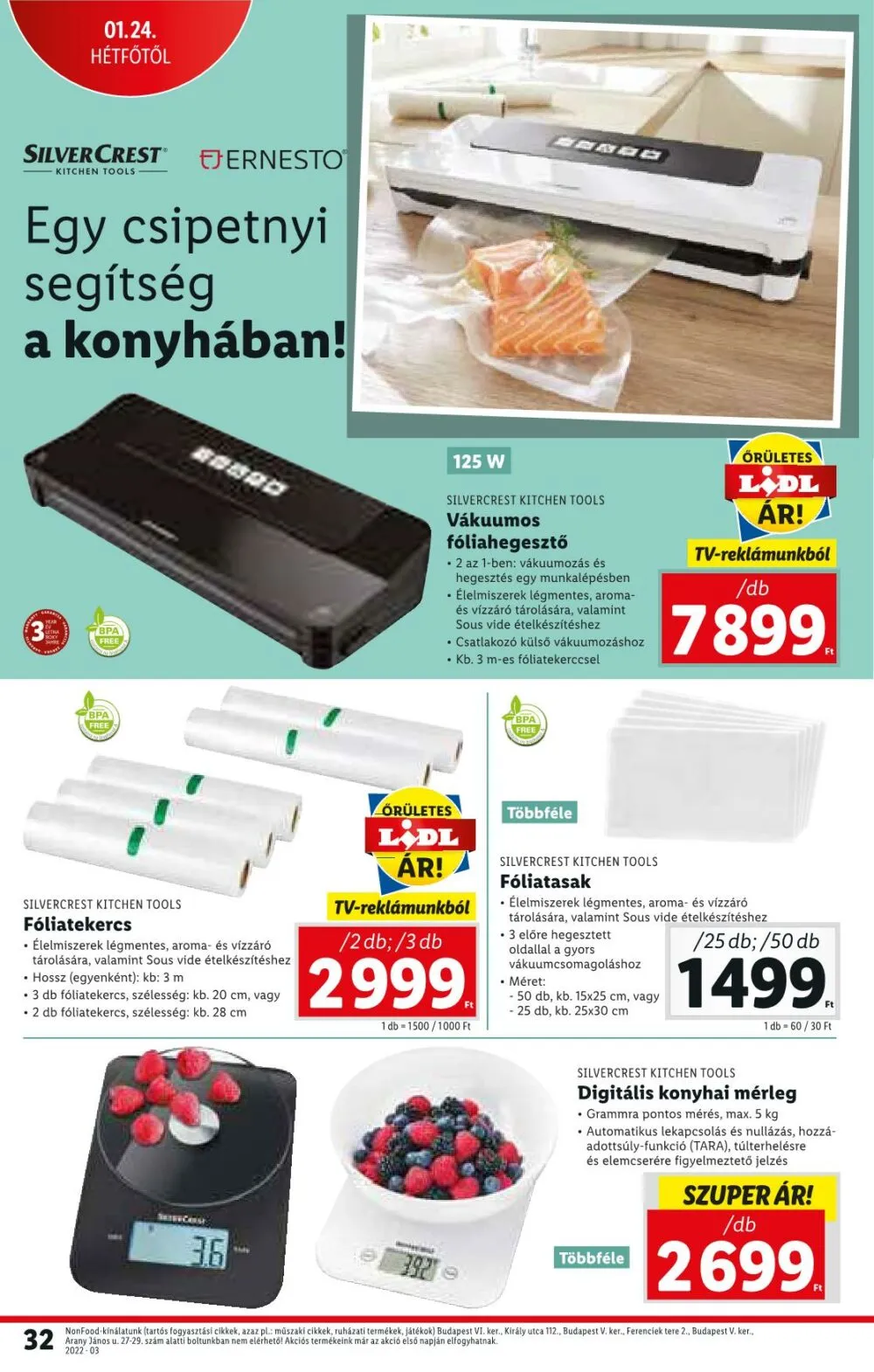 Lidl akciós újság 01.20–01.26 – 32. oldal