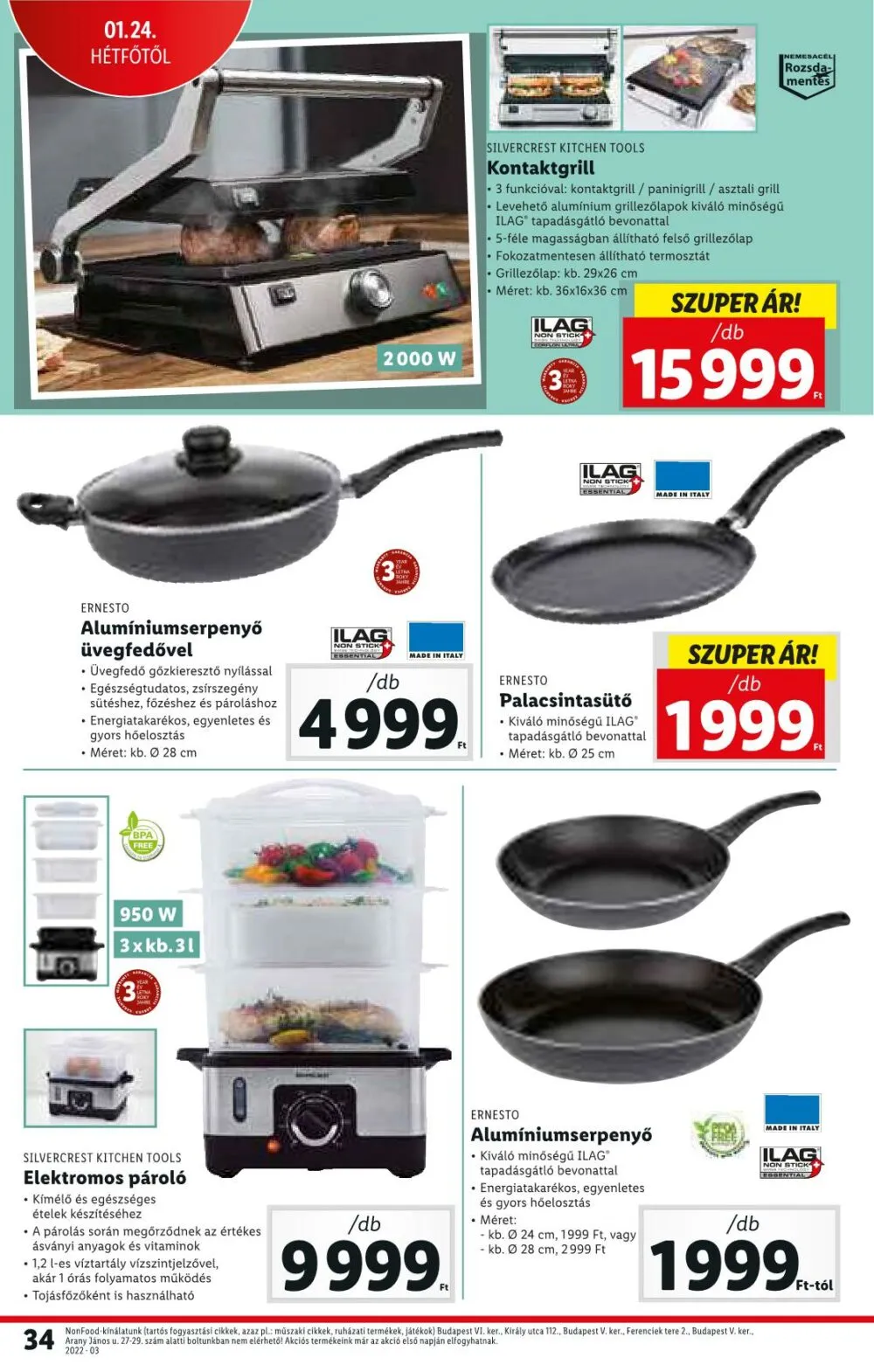 Lidl akciós újság 01.20–01.26 – 34. oldal