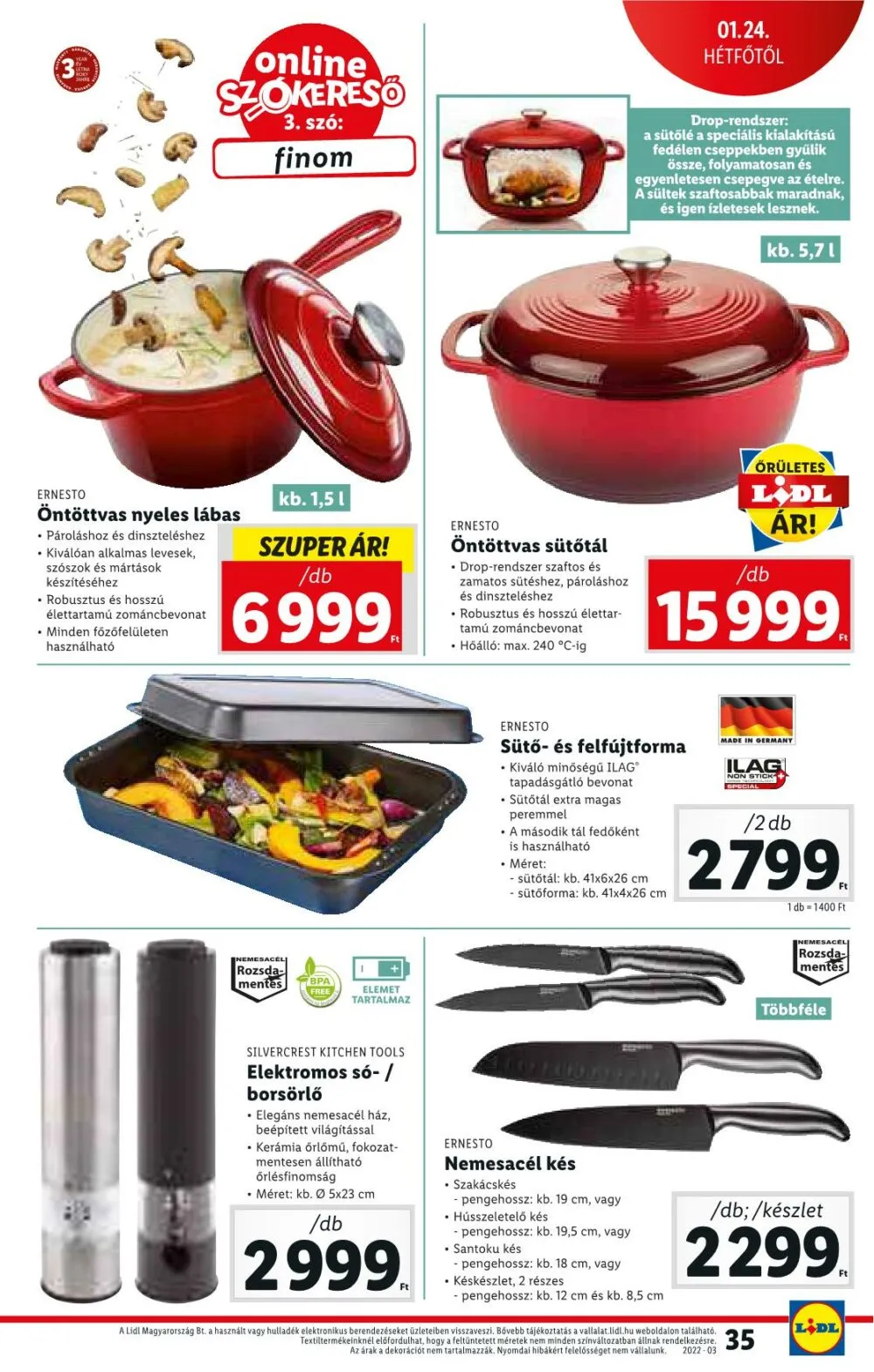 Lidl akciós újság 01.20–01.26 – 35. oldal