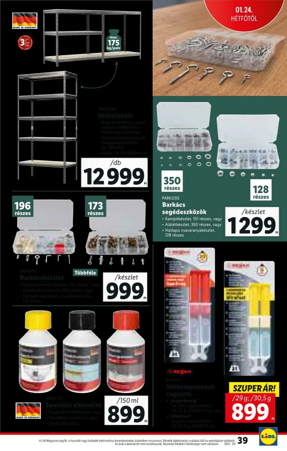 Lidl akciós újság 01.20–01.26 – 39. oldal