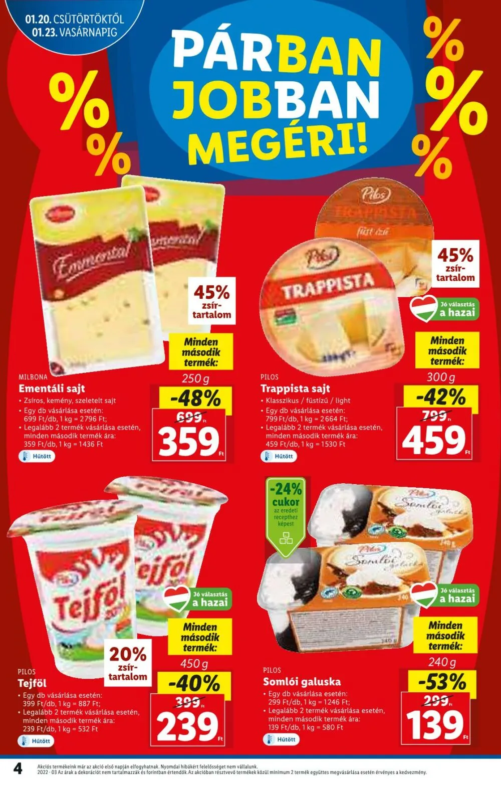 Lidl akciós újság 01.20–01.26 – 4. oldal