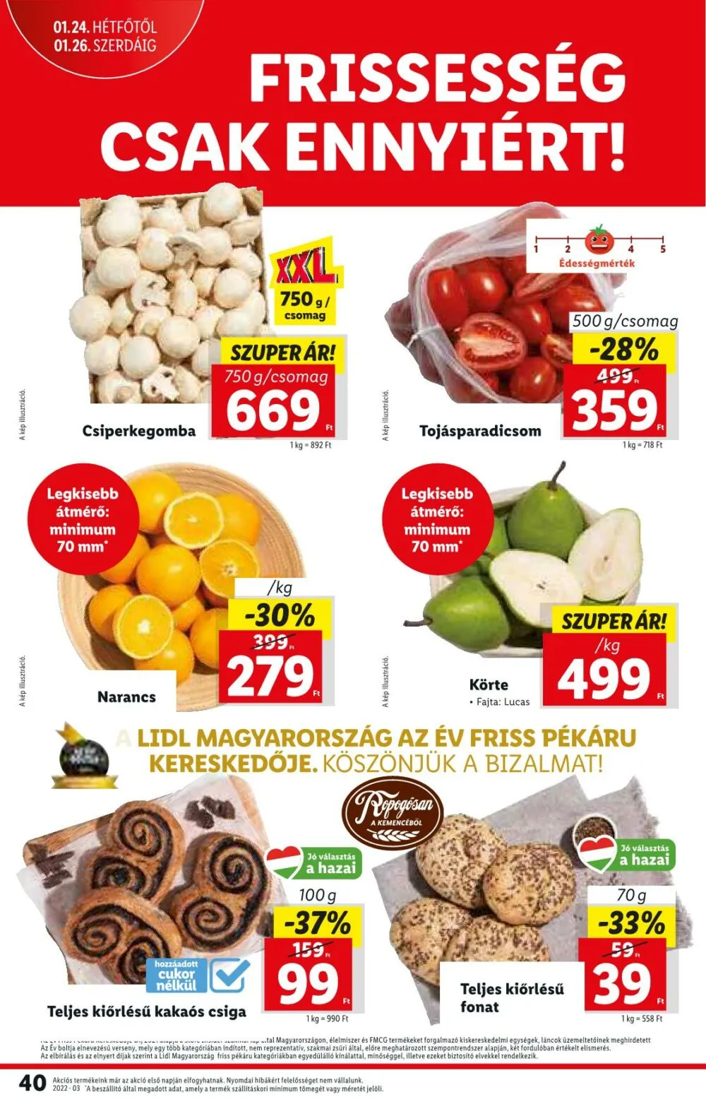 Lidl akciós újság 01.20–01.26 – 40. oldal