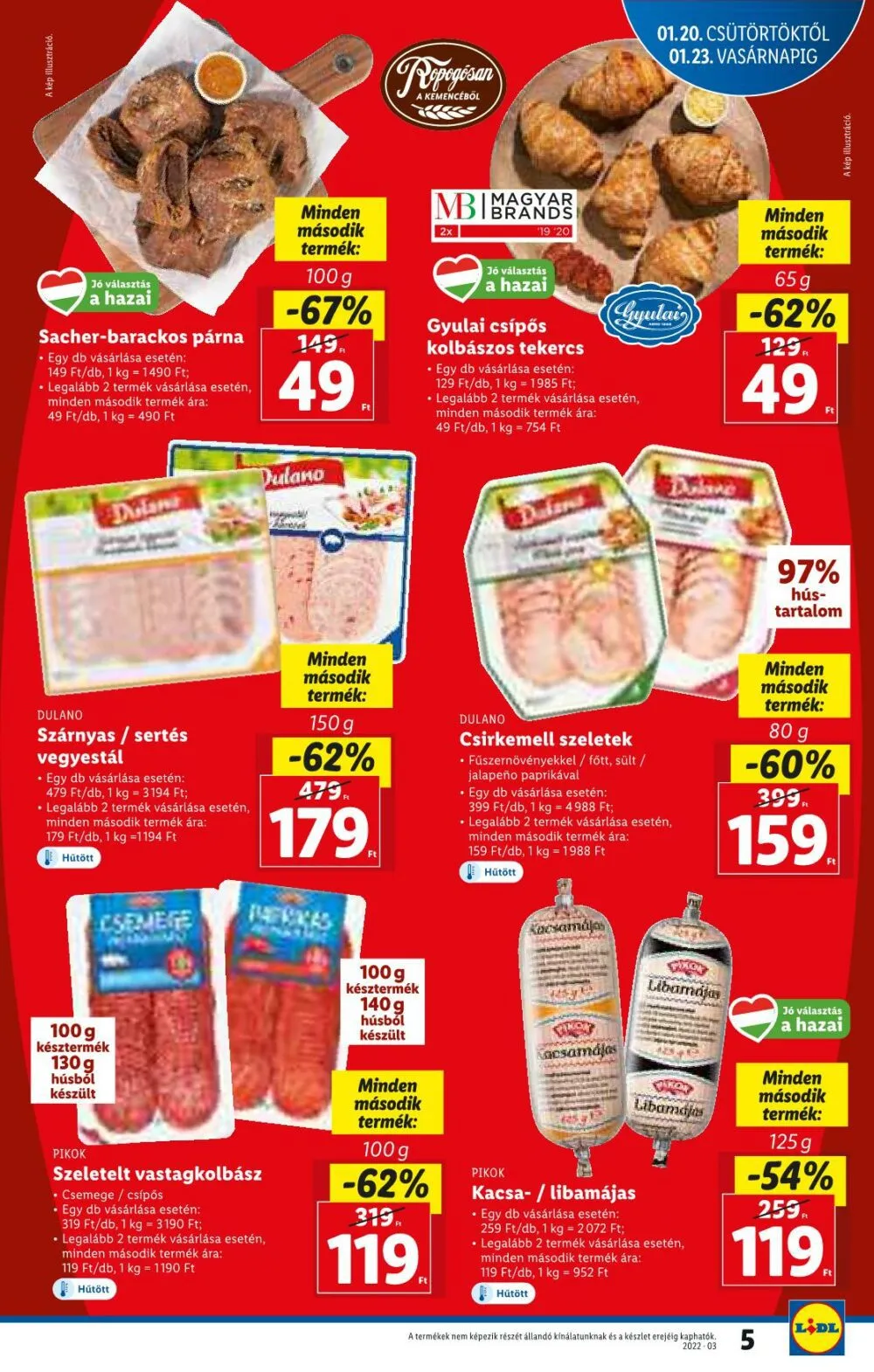 Lidl akciós újság 01.20–01.26 – 5. oldal