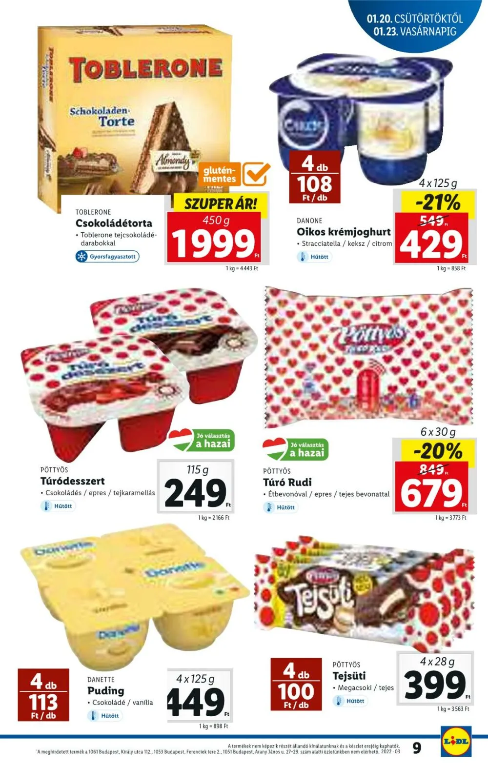 Lidl akciós újság 01.20–01.26 – 9. oldal