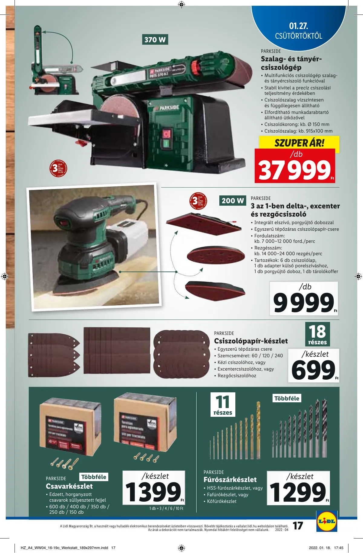 Lidl akciós újság 01.27–02.02 – 17. oldal