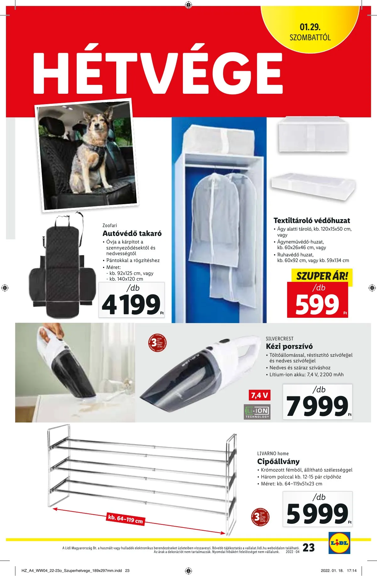 Lidl akciós újság 01.27–02.02 – 23. oldal