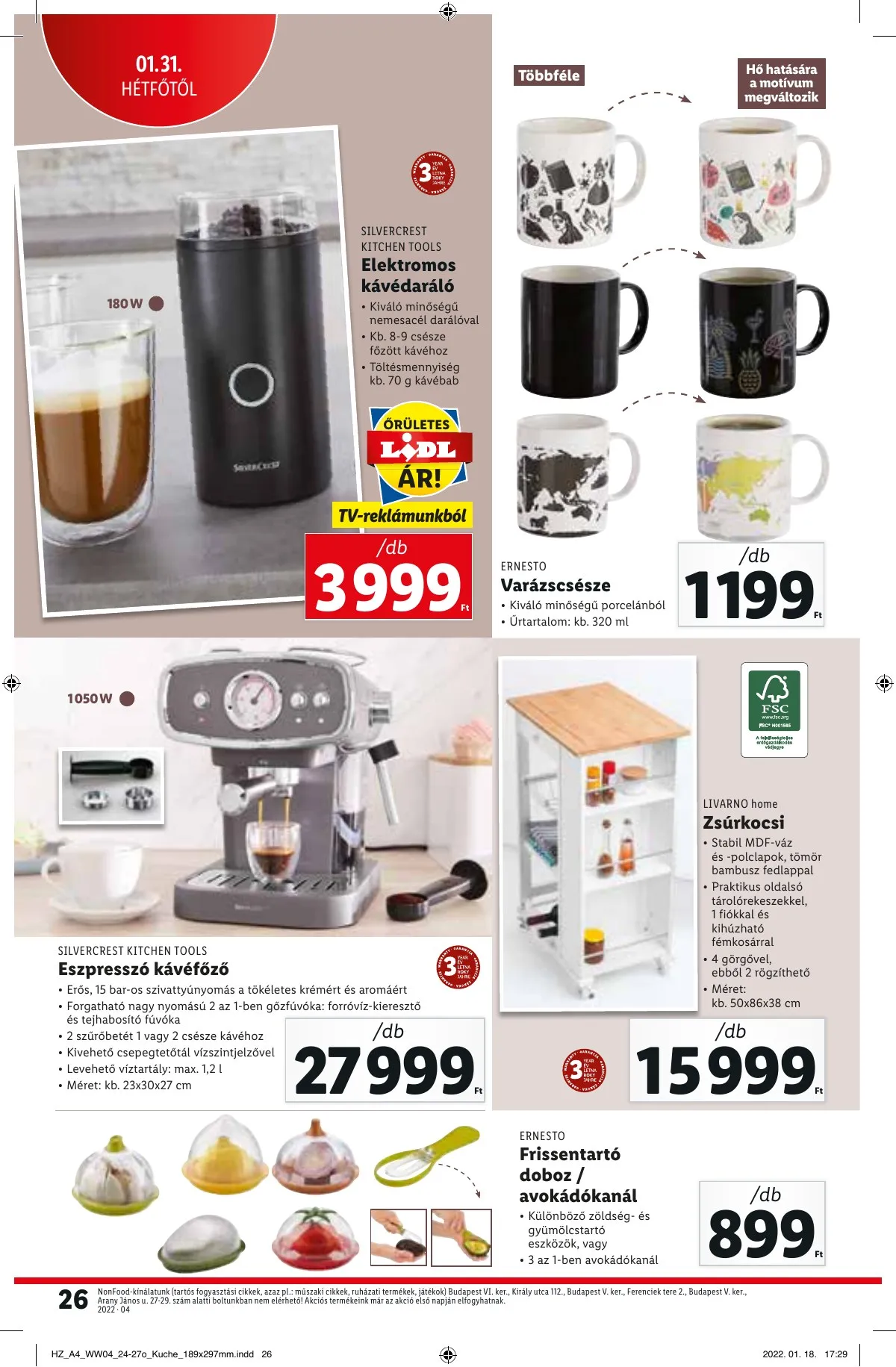 Lidl akciós újság 01.27–02.02 – 26. oldal