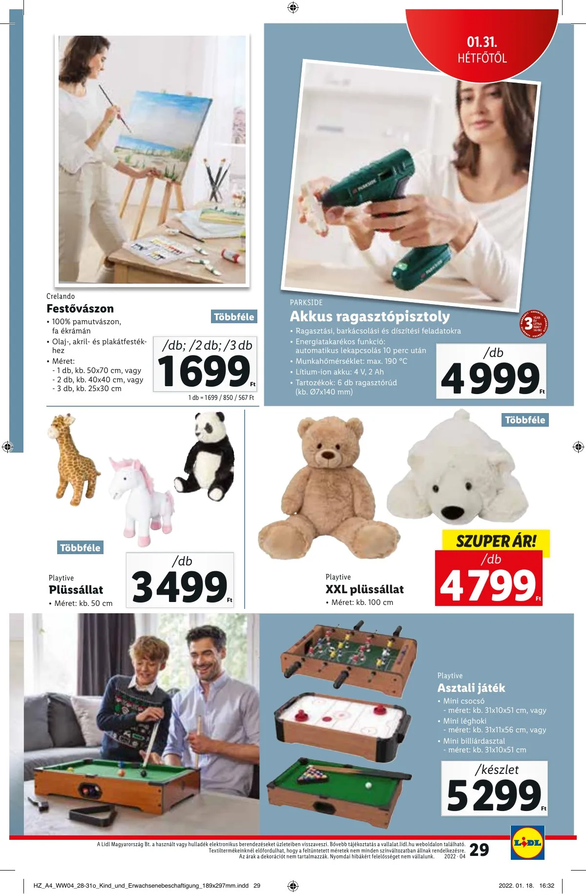 Lidl akciós újság 01.27–02.02 – 29. oldal