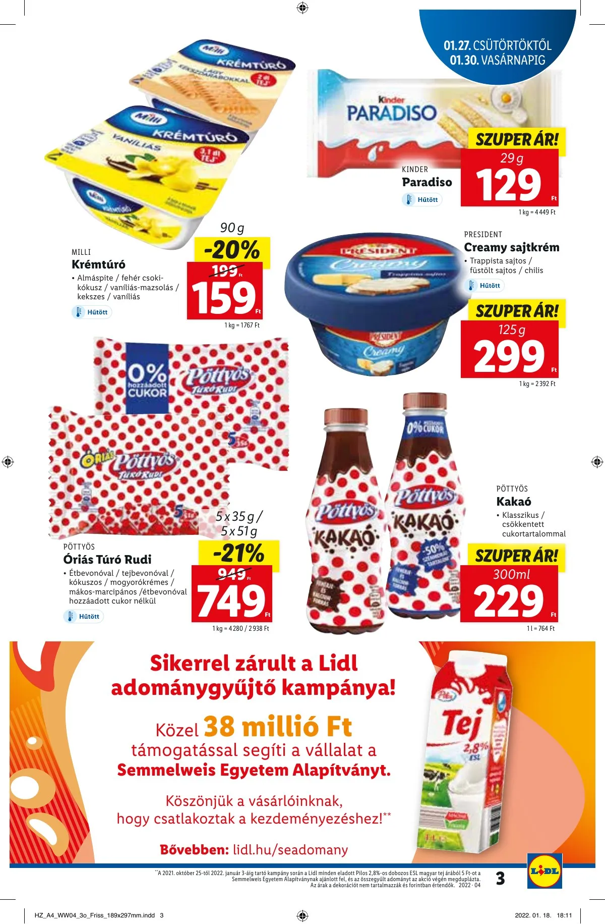 Lidl akciós újság 01.27–02.02 – 3. oldal