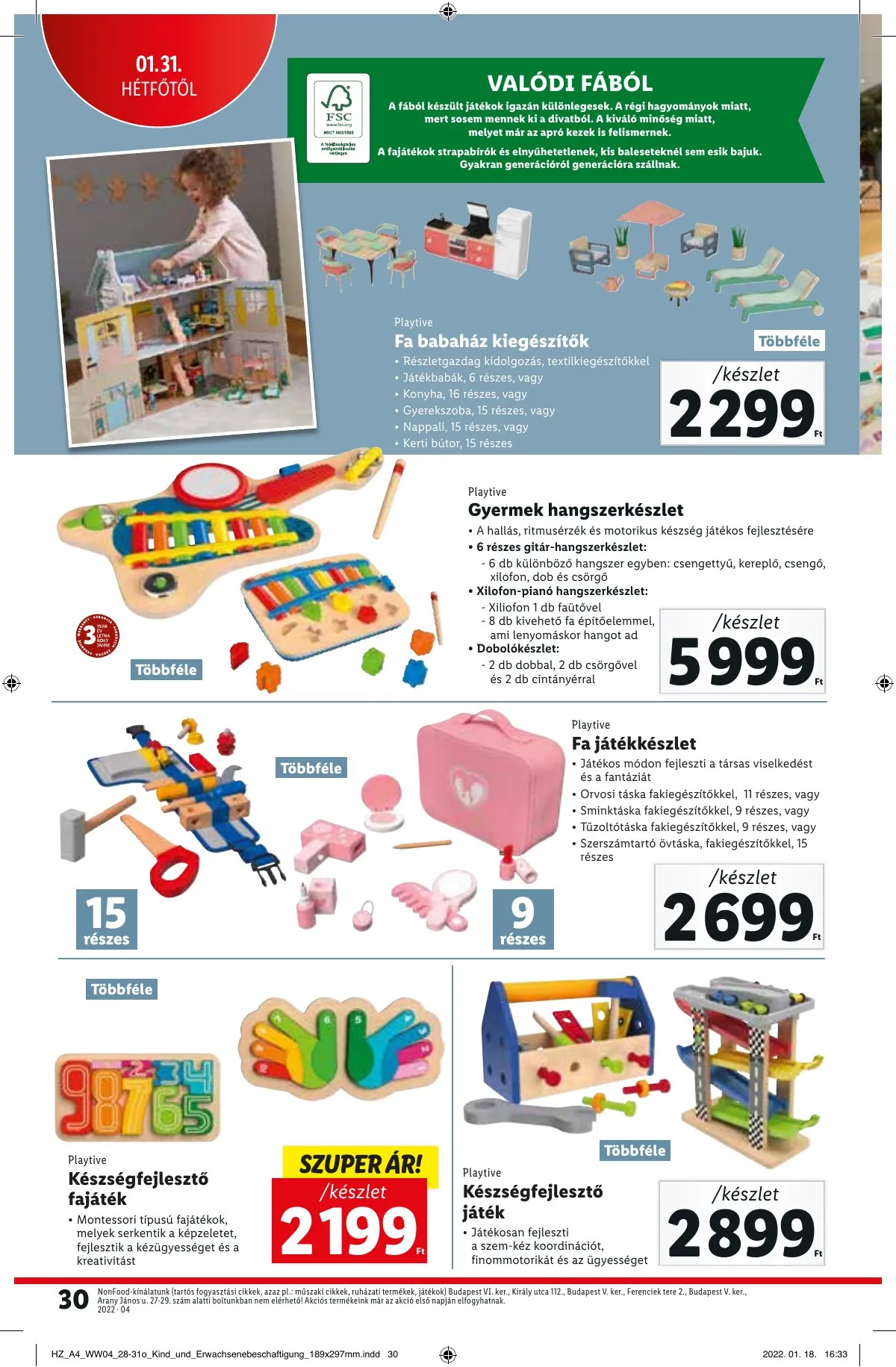 Lidl akciós újság 01.27–02.02 – 30. oldal