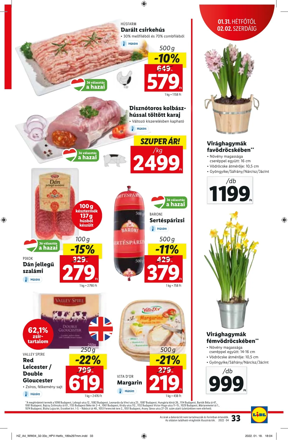 Lidl akciós újság 01.27–02.02 – 33. oldal
