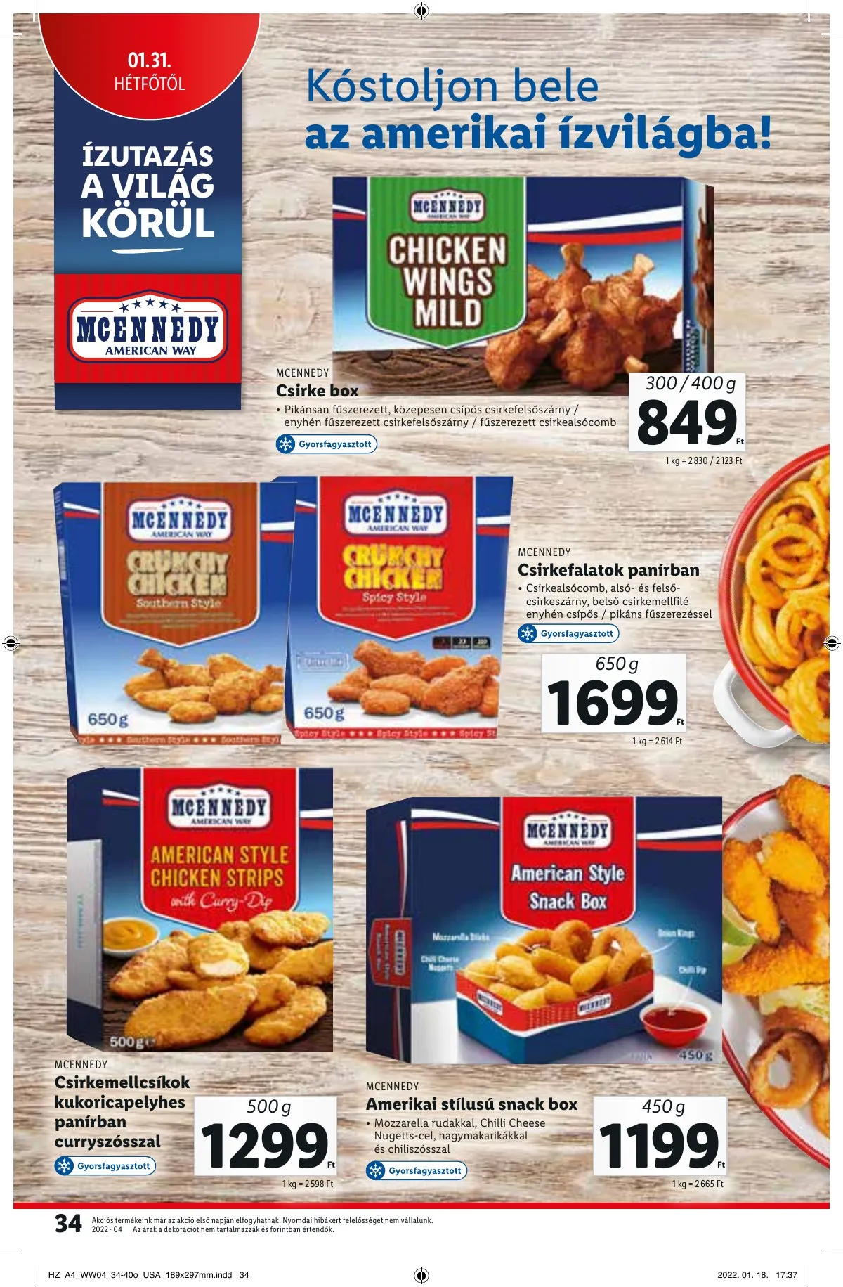 Lidl akciós újság 01.27–02.02 – 34. oldal