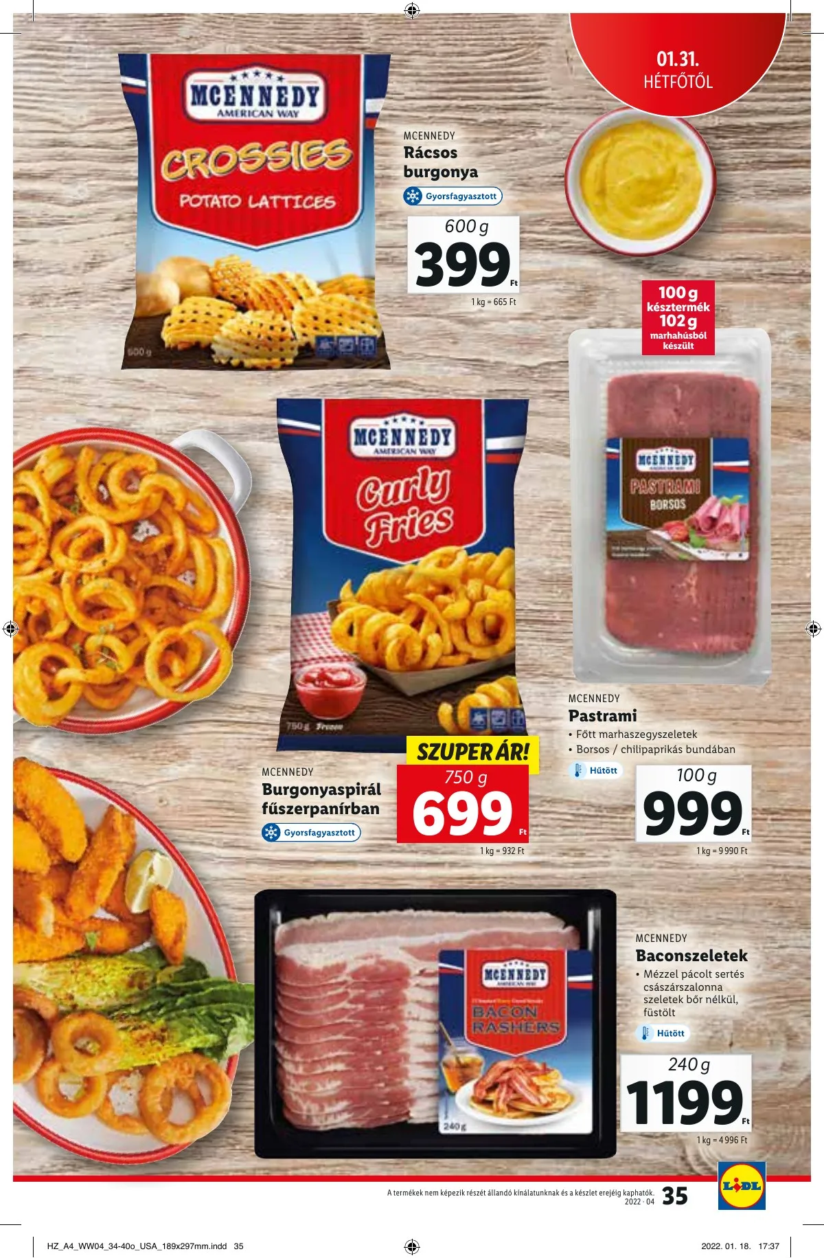 Lidl akciós újság 01.27–02.02 – 35. oldal