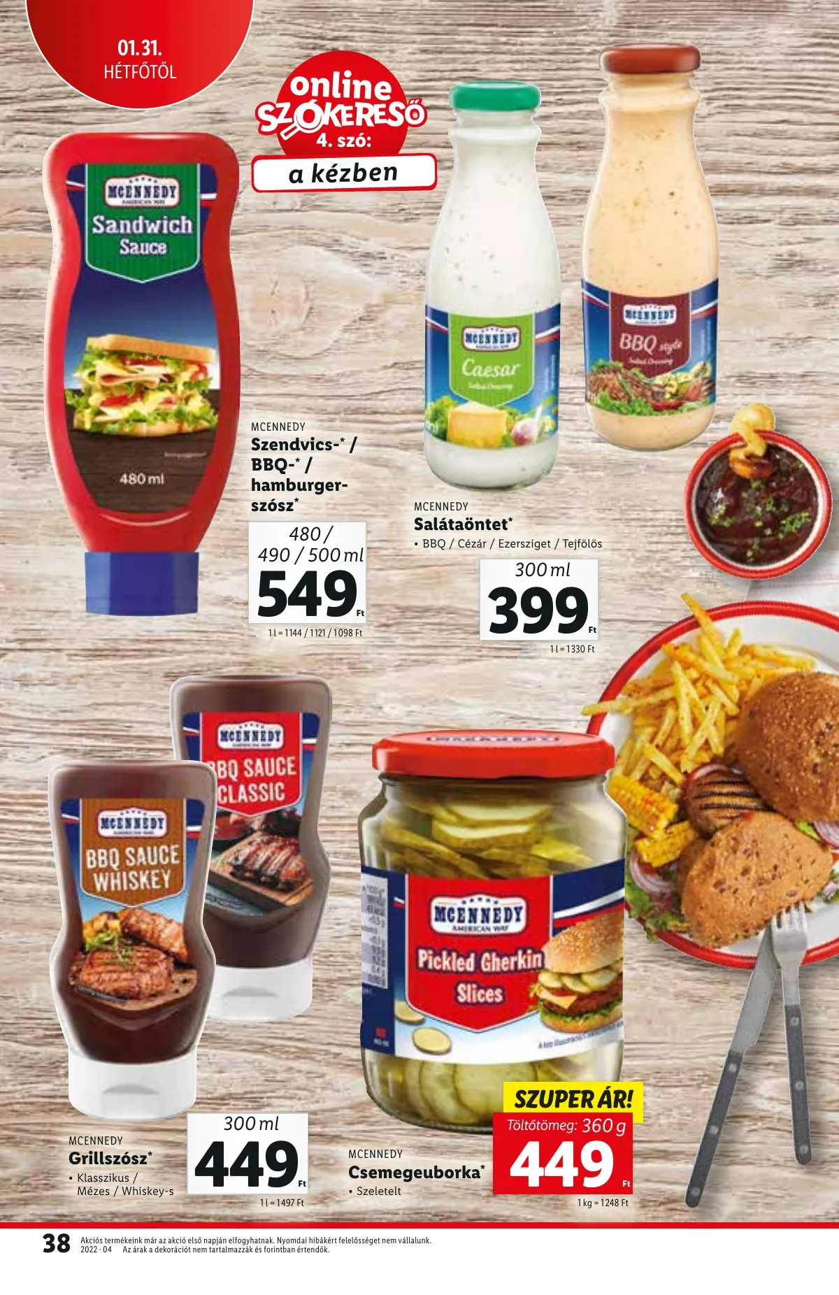 Lidl akciós újság 01.27–02.02 – 38. oldal