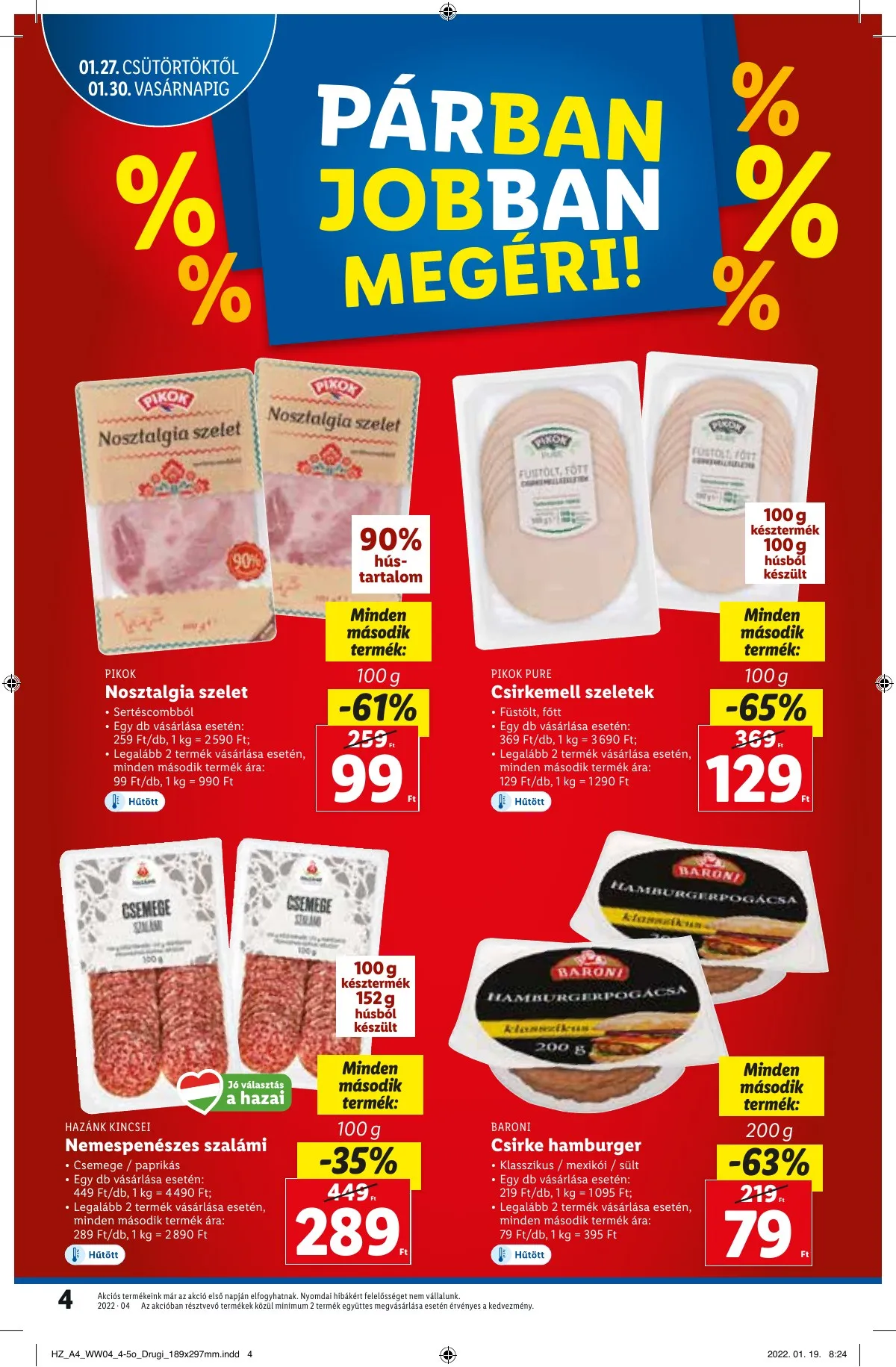 Lidl akciós újság 01.27–02.02 – 4. oldal
