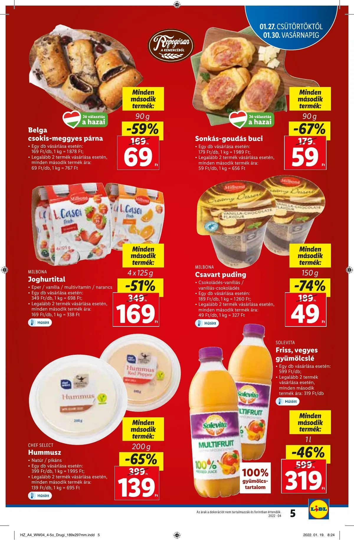 Lidl akciós újság 01.27–02.02 – 5. oldal
