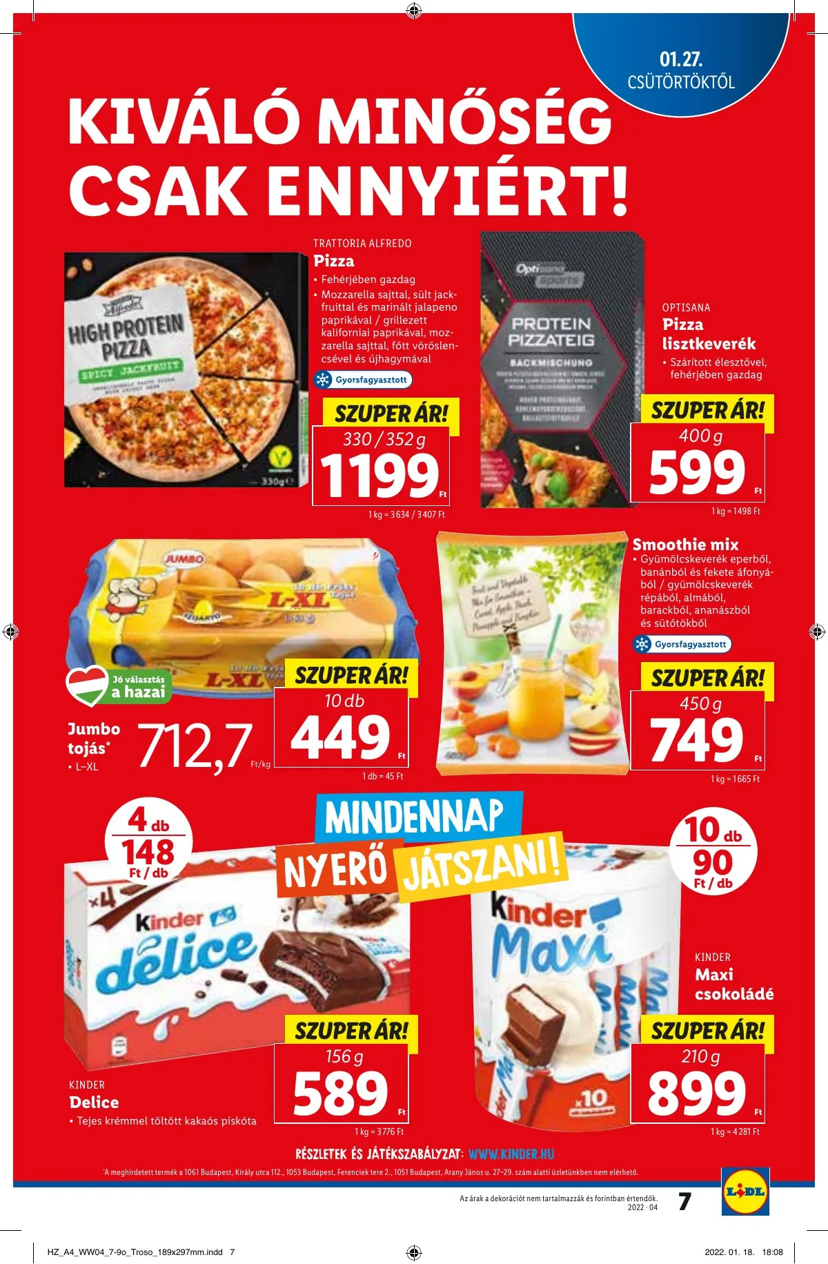 Lidl akciós újság 01.27–02.02 – 7. oldal