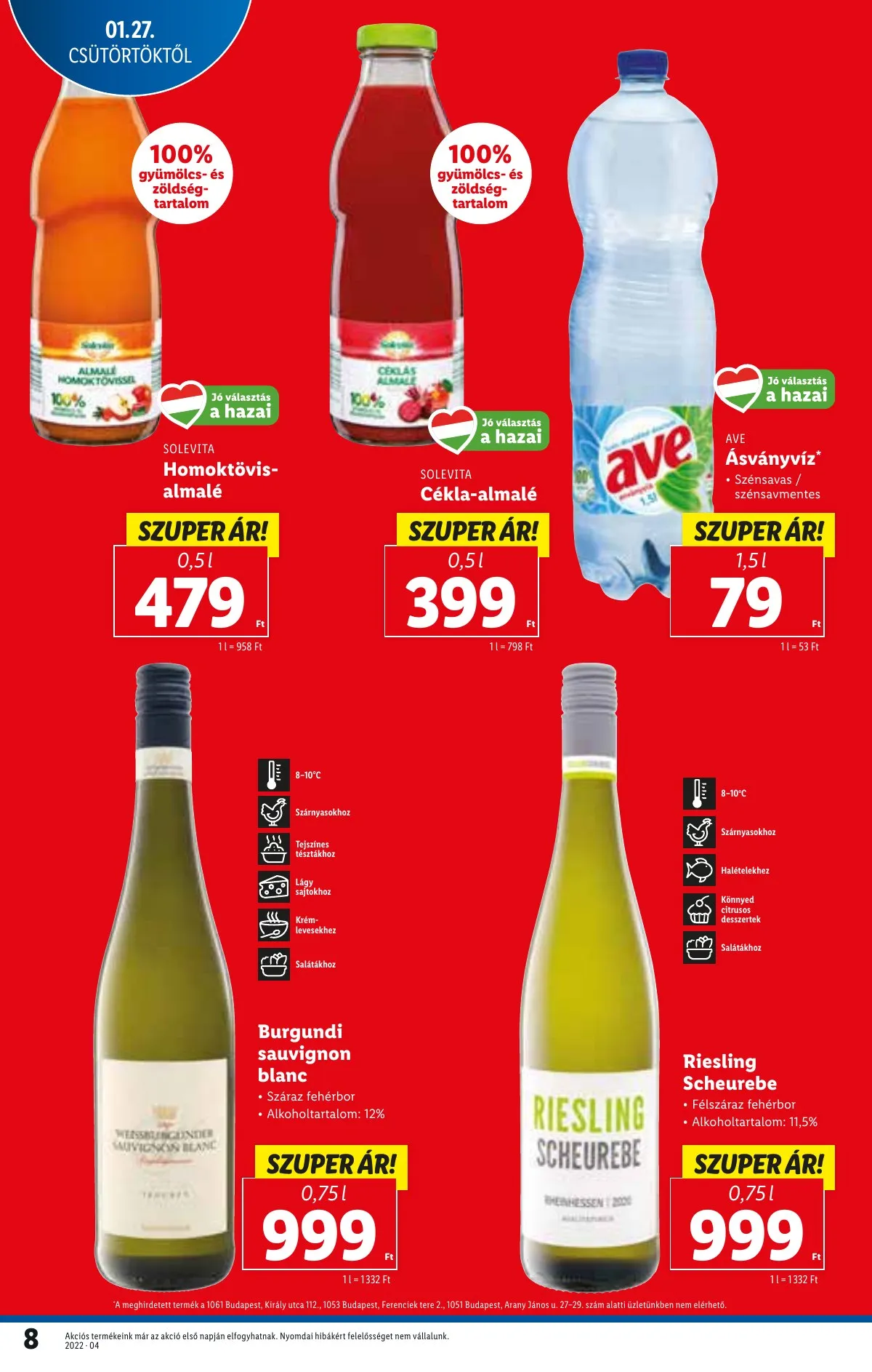 Lidl akciós újság 01.27–02.02 – 8. oldal