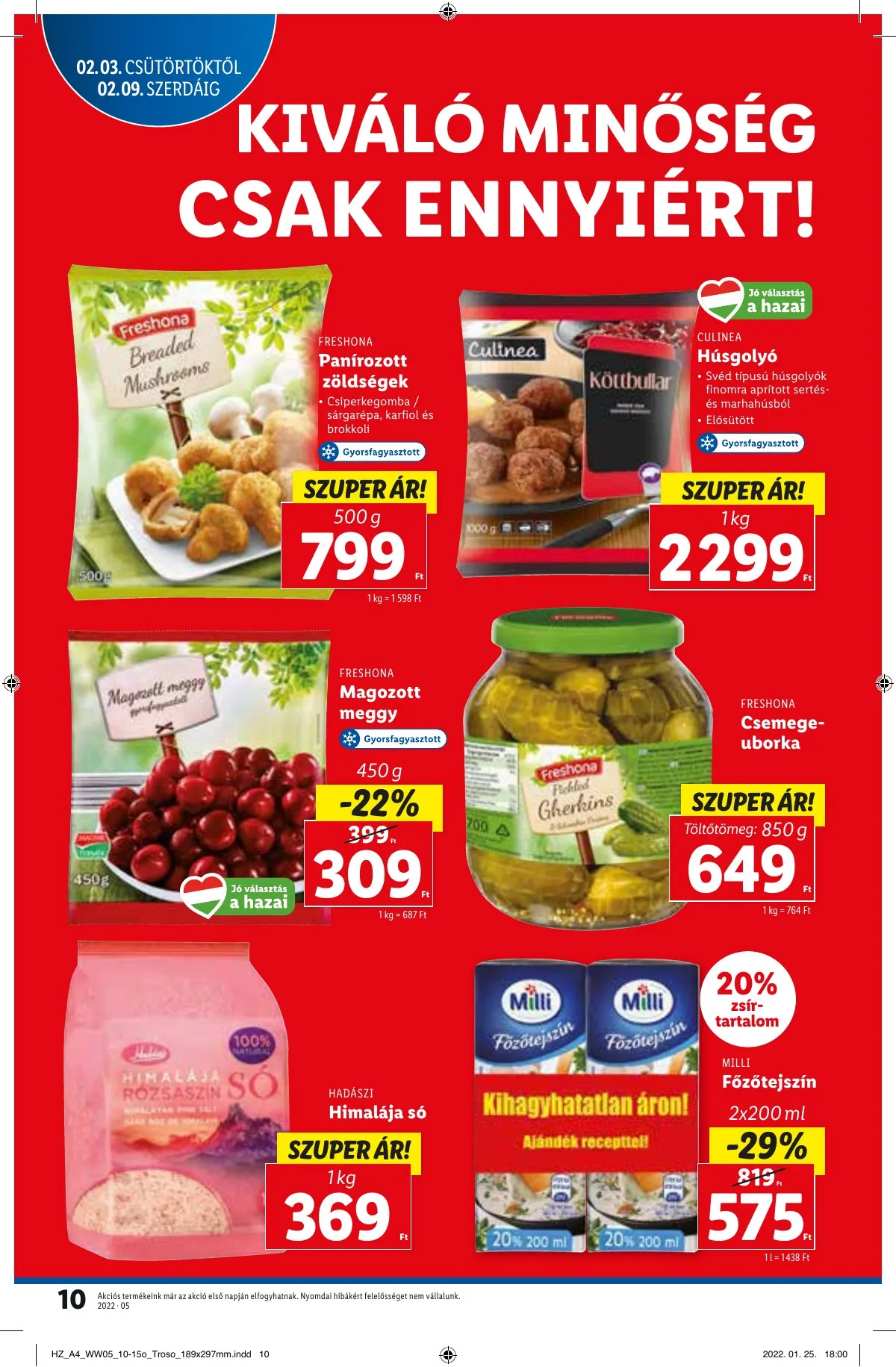 Lidl akciós újság 02.03–02.06 – 10. oldal