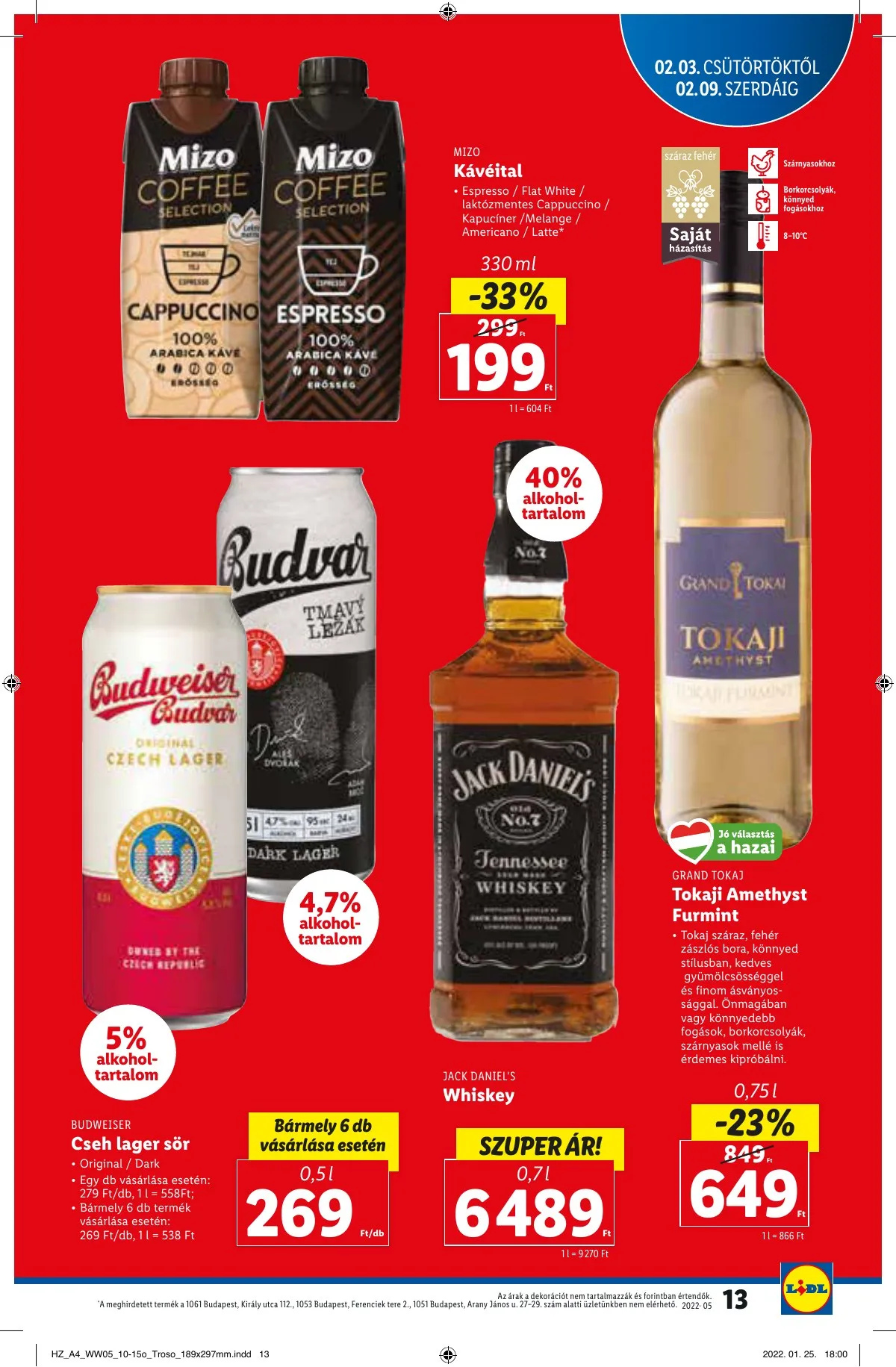 Lidl akciós újság 02.03–02.06 – 13. oldal