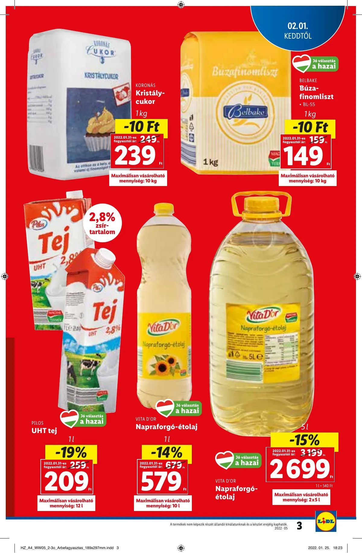 Lidl akciós újság 02.03–02.06 – 3. oldal
