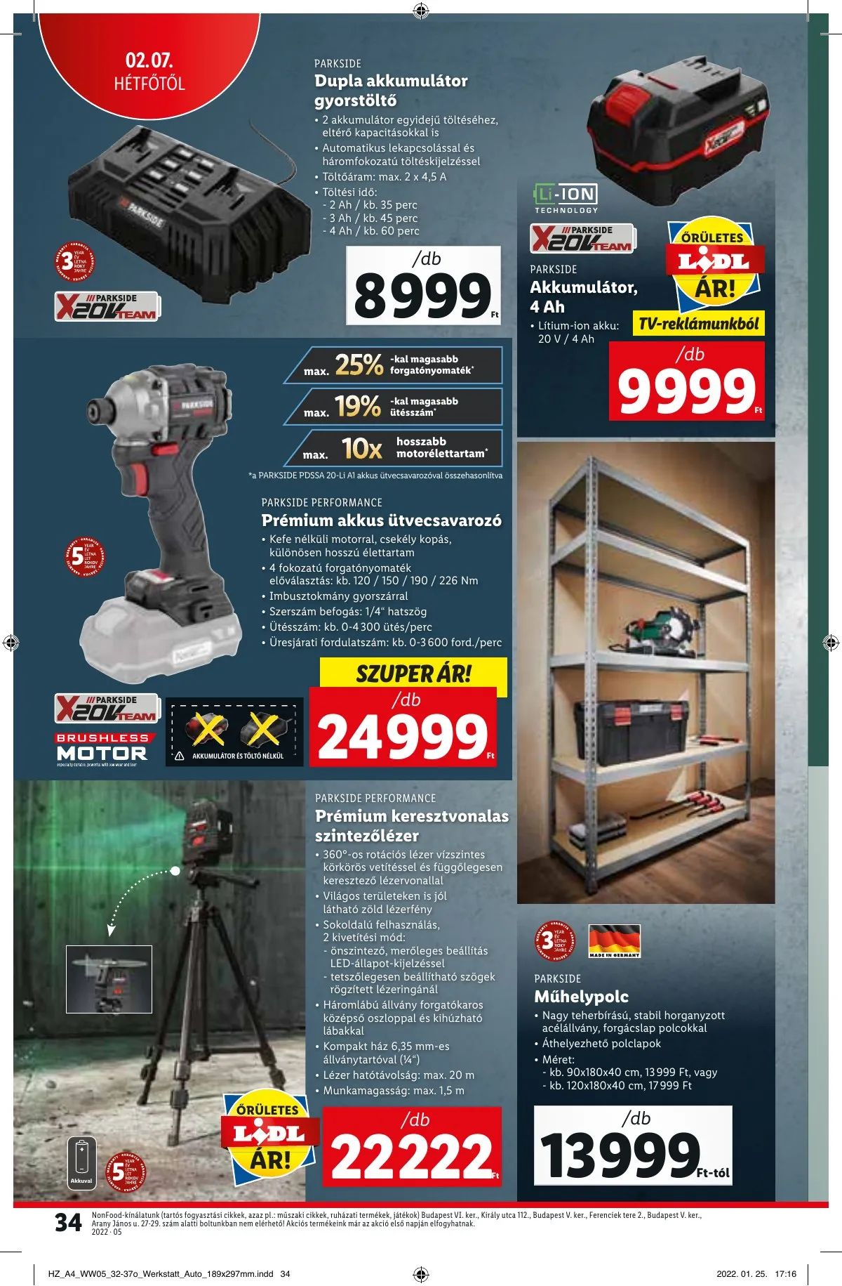 Lidl akciós újság 02.03–02.06 – 34. oldal