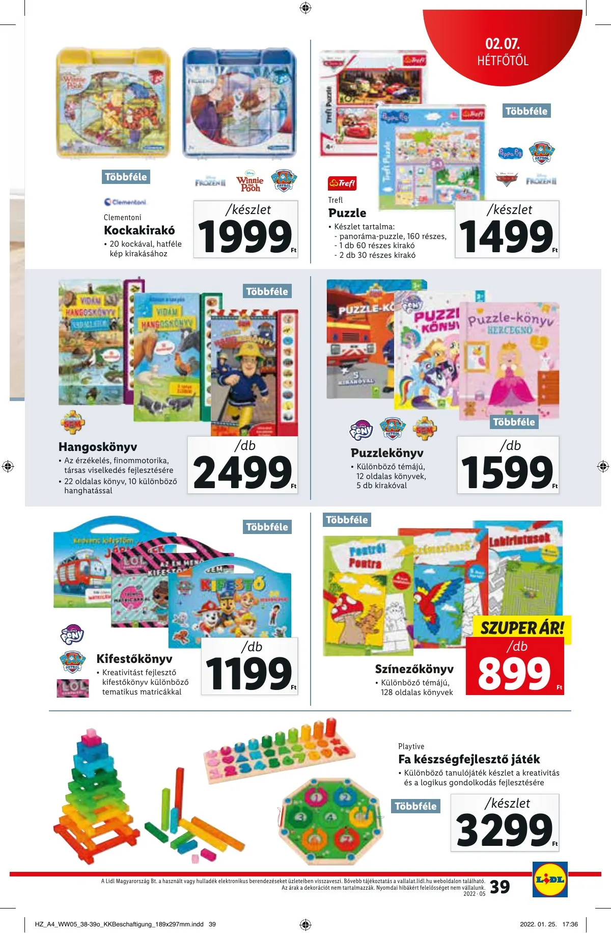 Lidl akciós újság 02.03–02.06 – 39. oldal
