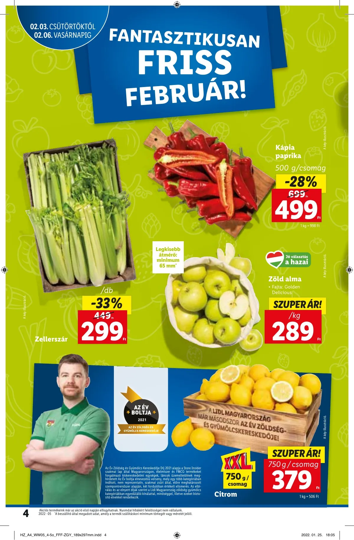 Lidl akciós újság 02.03–02.06 – 4. oldal
