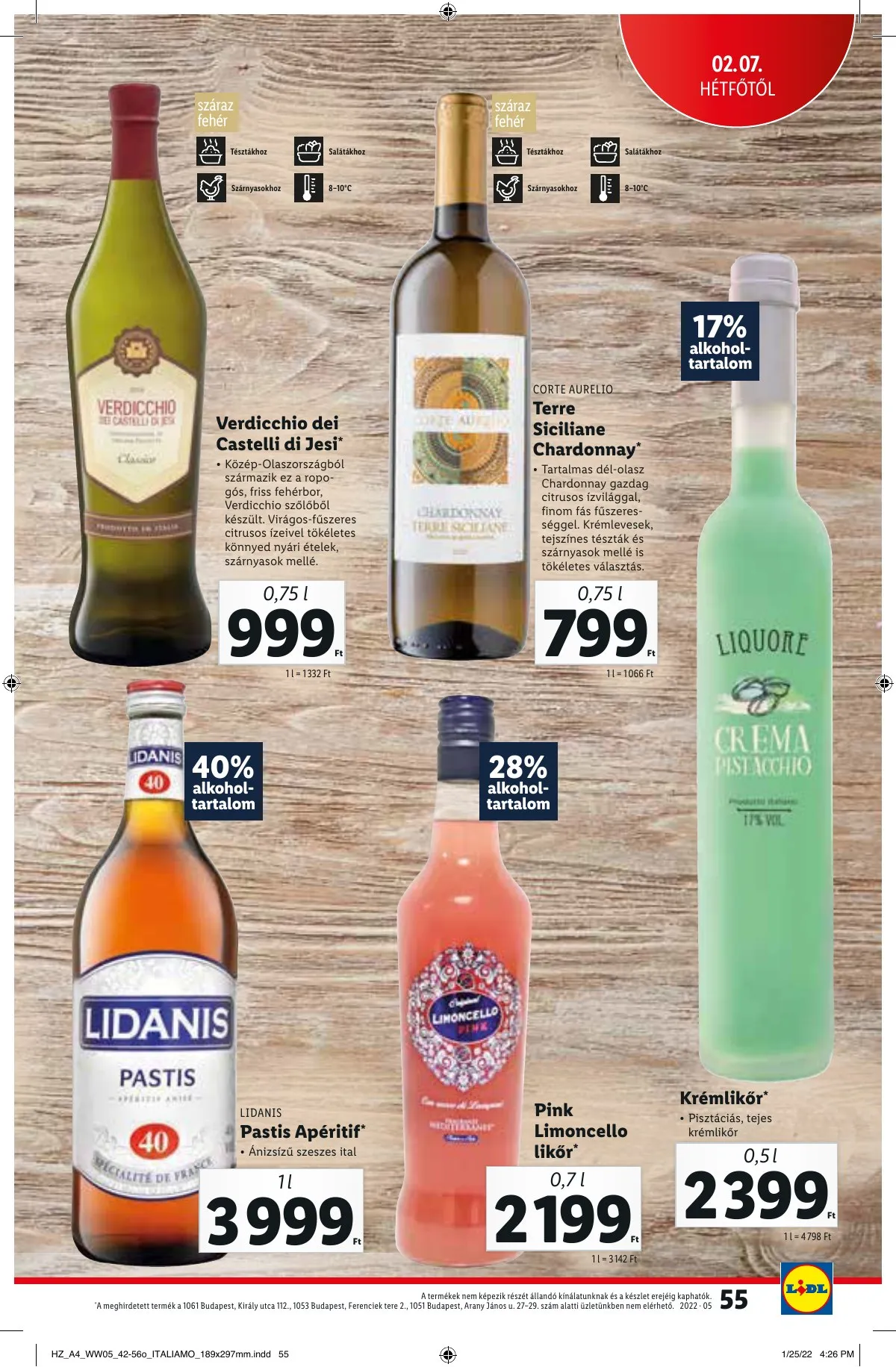 Lidl akciós újság 02.03–02.06 – 55. oldal