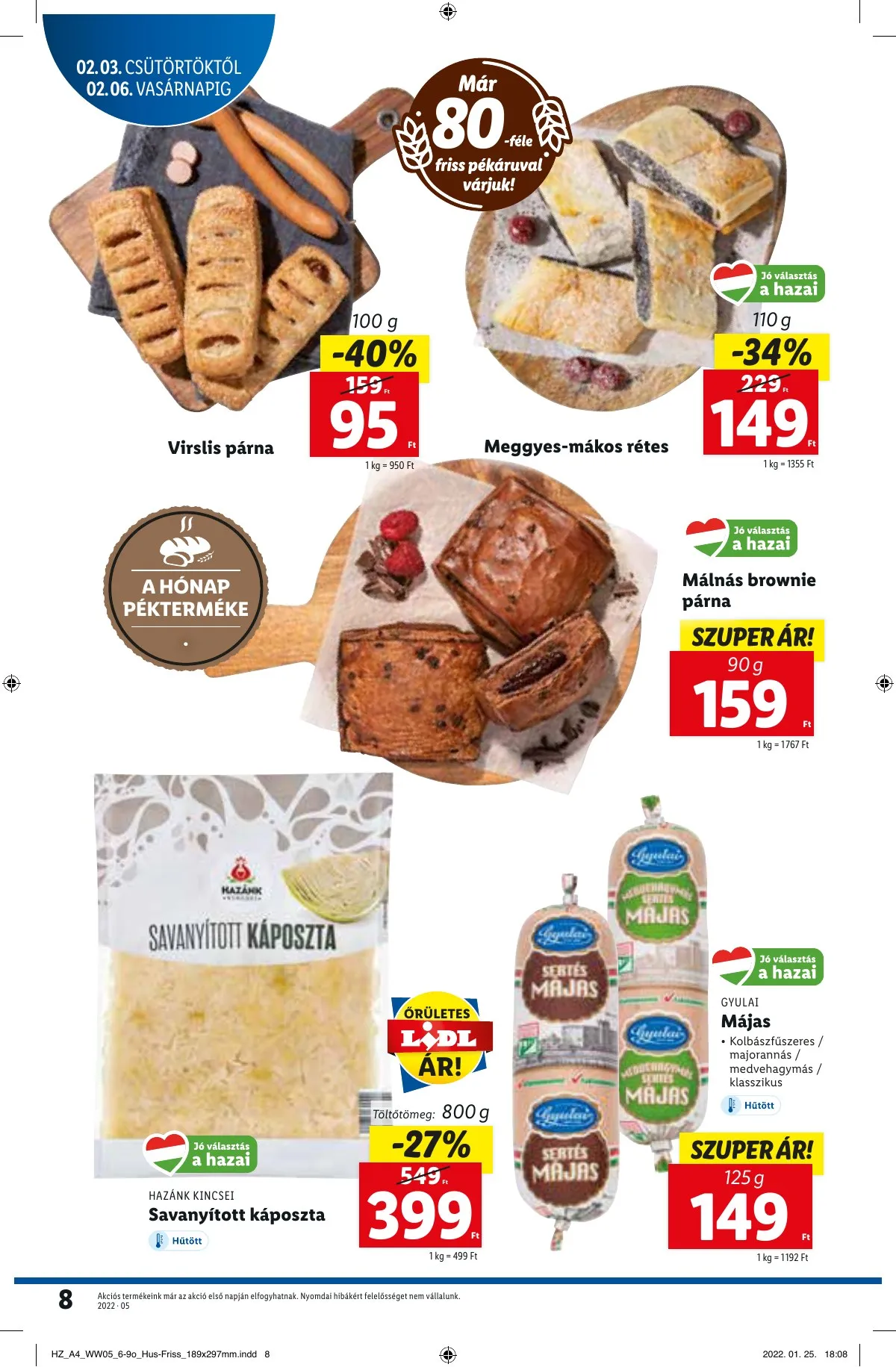 Lidl akciós újság 02.03–02.06 – 8. oldal