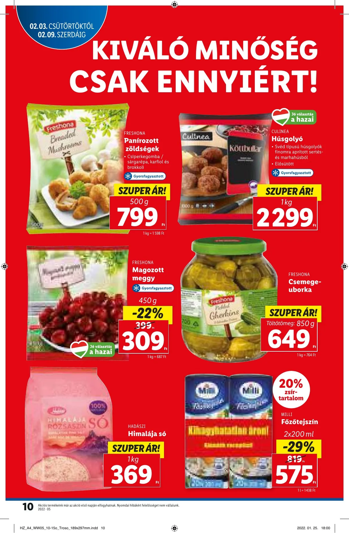 Lidl akciós újság 02.03–02.09 – 10. oldal