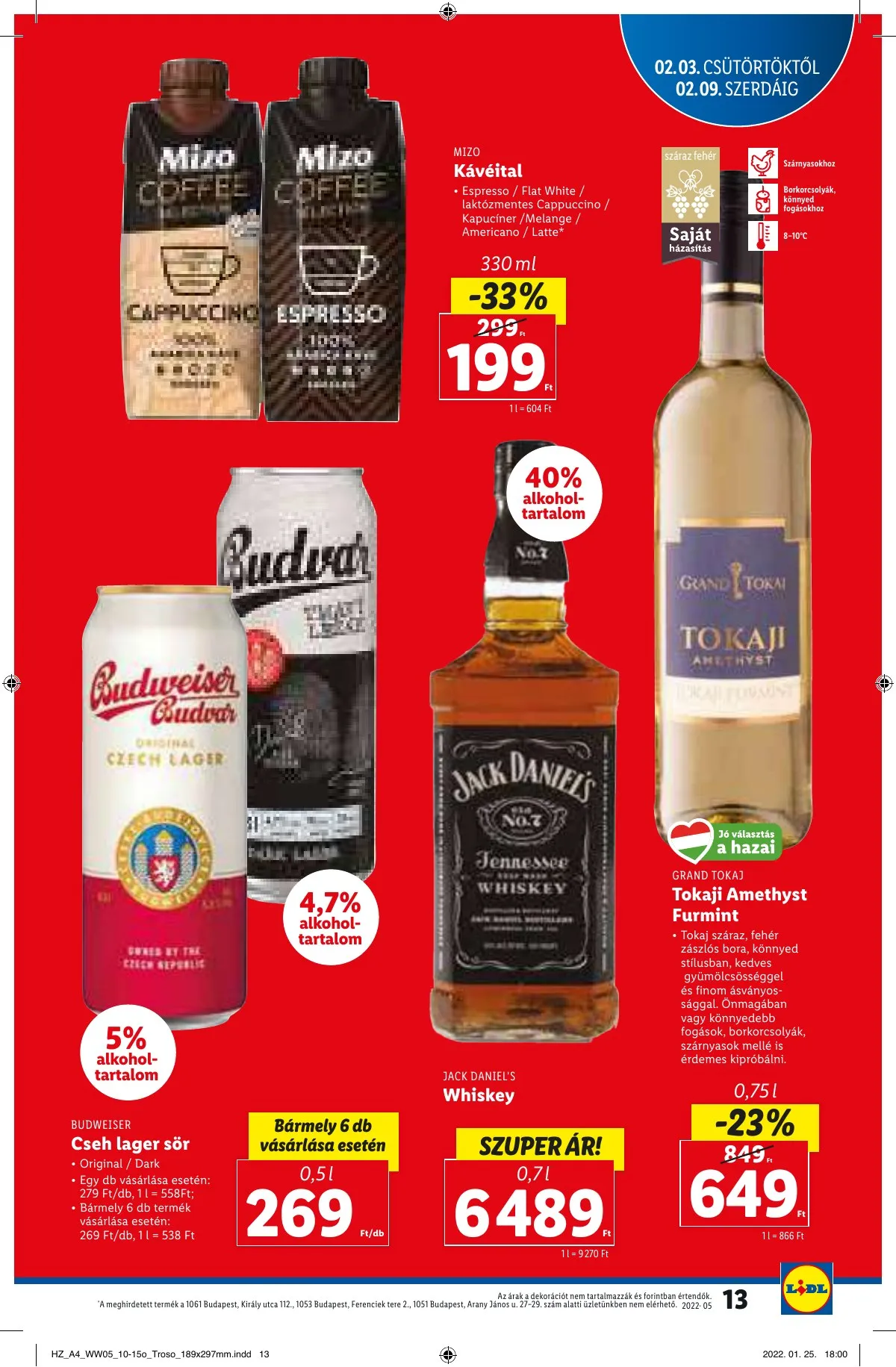 Lidl akciós újság 02.03–02.09 – 13. oldal
