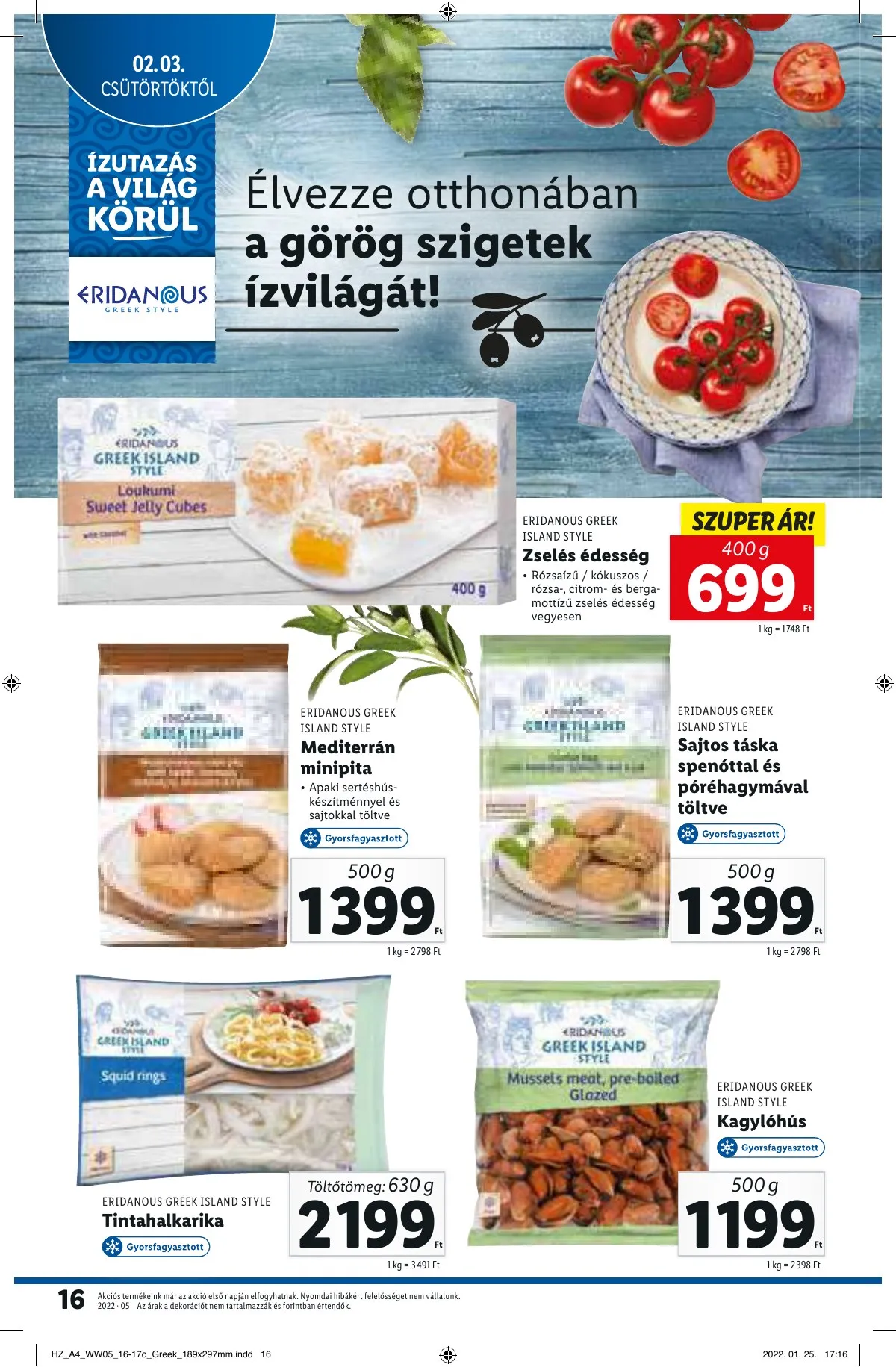 Lidl akciós újság 02.03–02.09 – 16. oldal