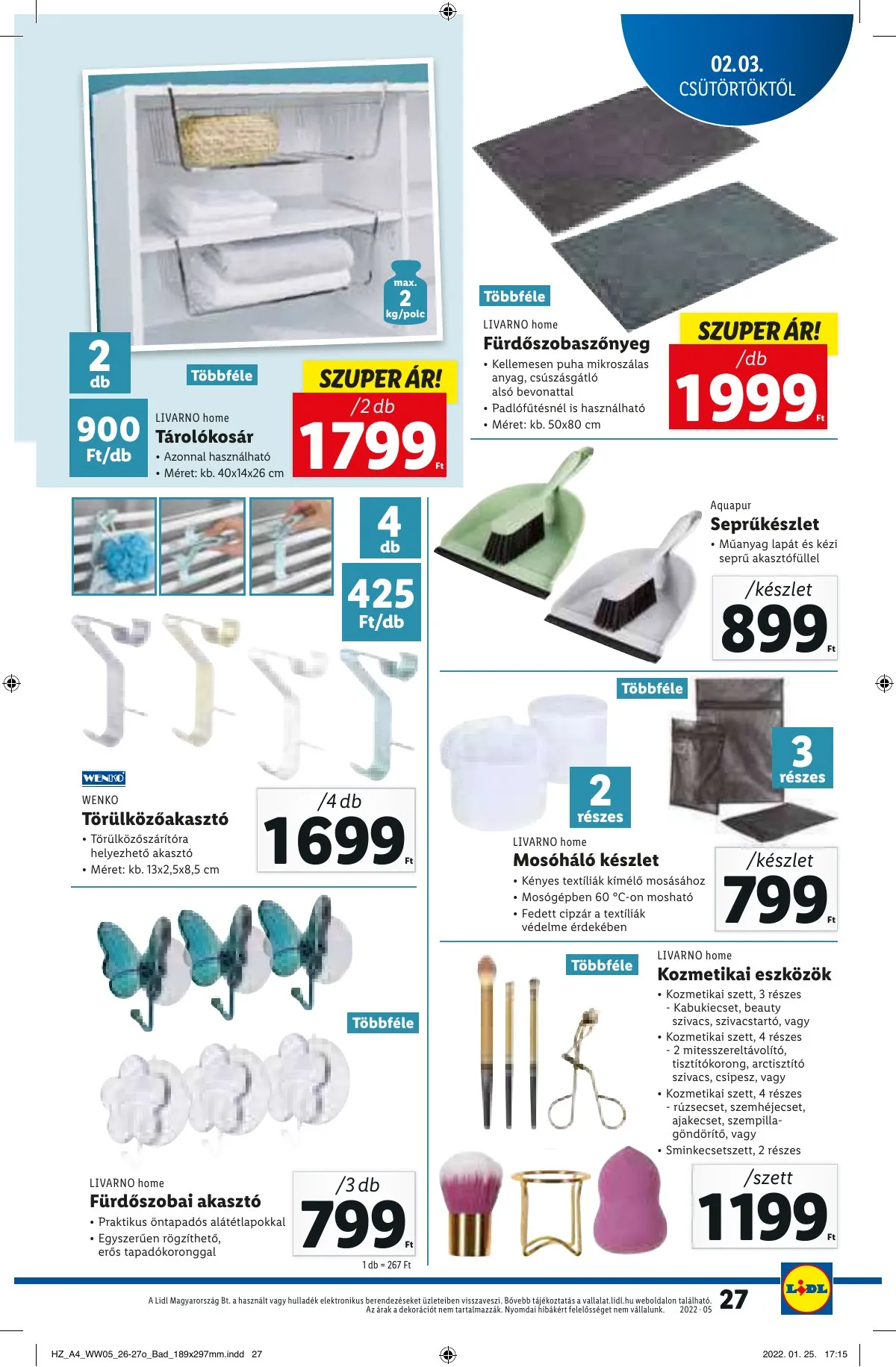 Lidl akciós újság 02.03–02.09 – 27. oldal