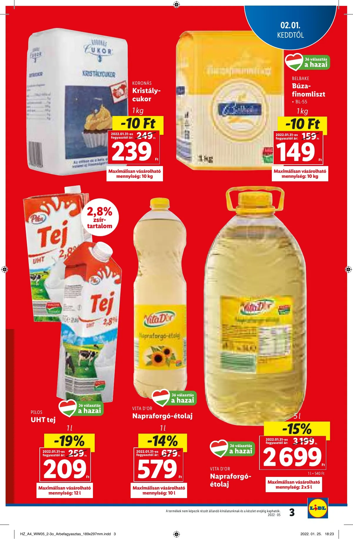 Lidl akciós újság 02.03–02.09 – 3. oldal