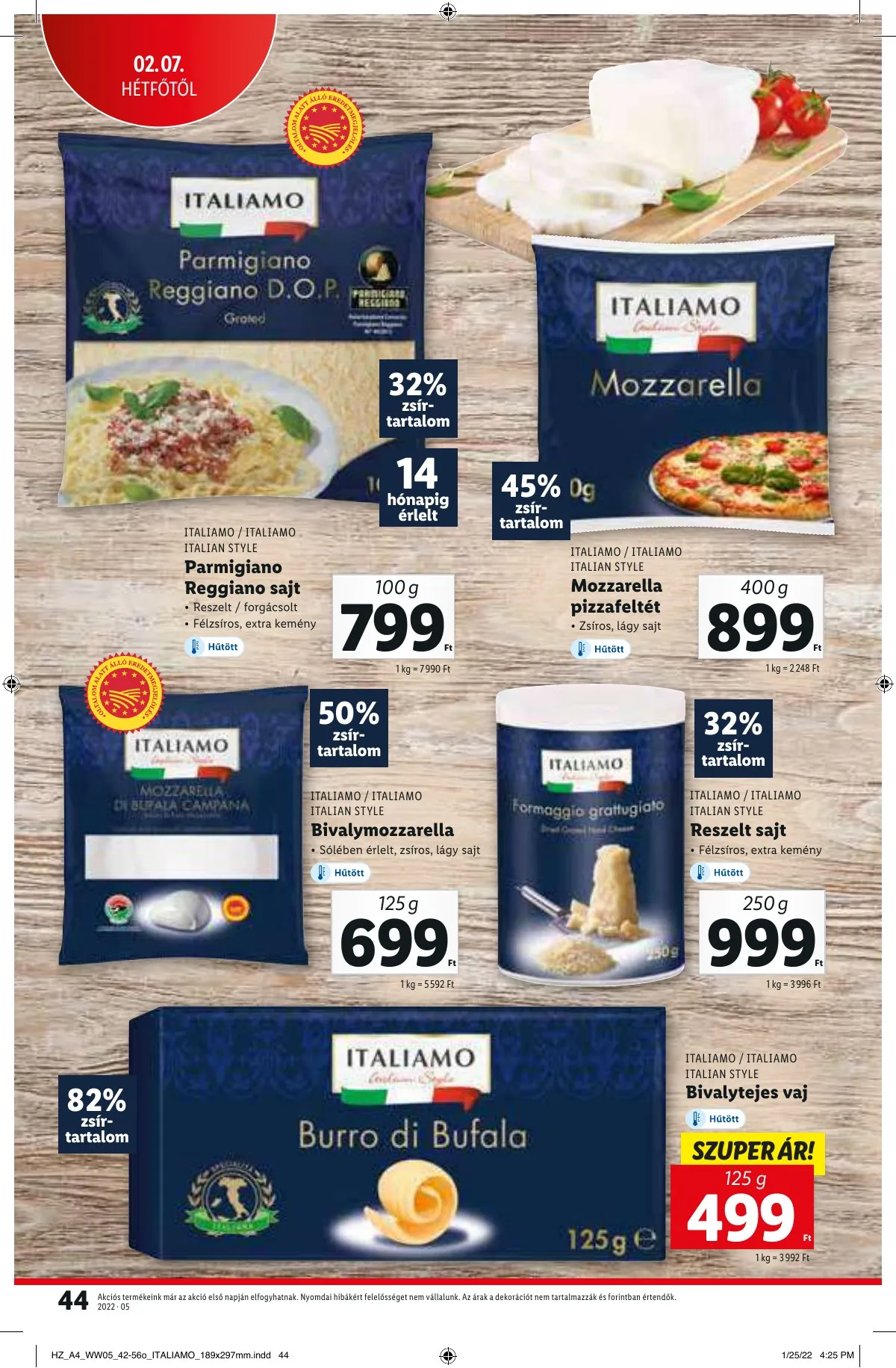 Lidl akciós újság 02.03–02.09 – 44. oldal