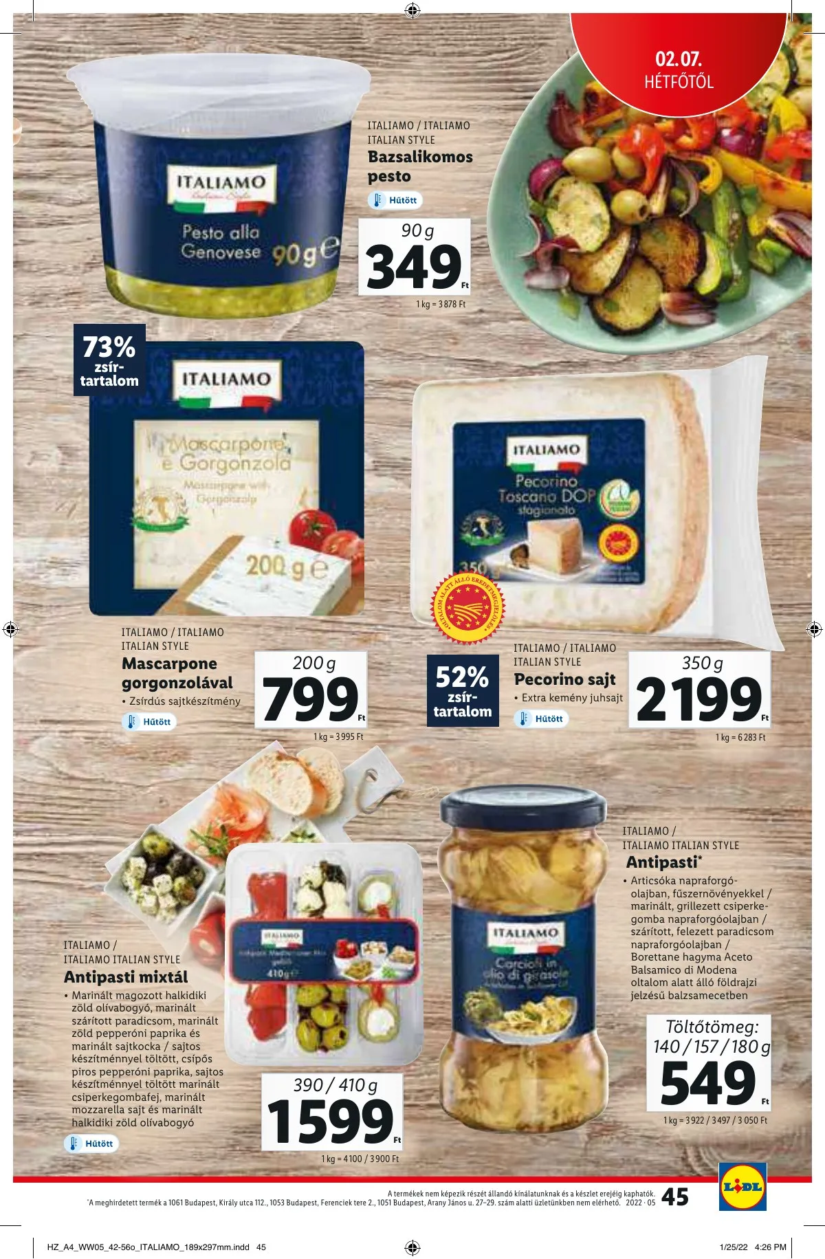 Lidl akciós újság 02.03–02.09 – 45. oldal