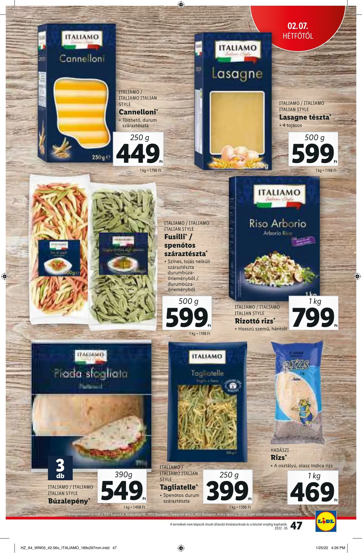 Lidl akciós újság 02.03–02.09 – 47. oldal