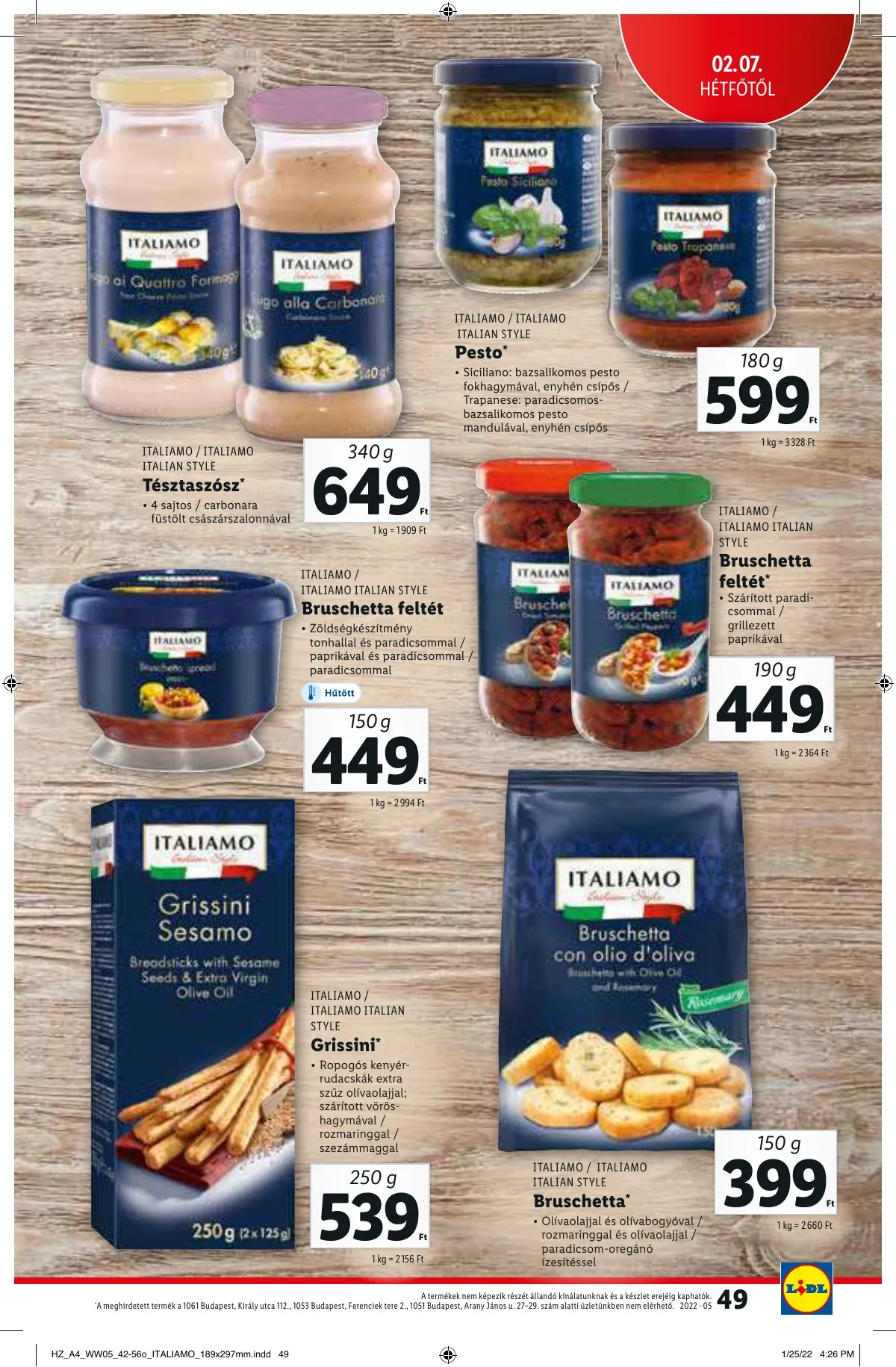 Lidl akciós újság 02.03–02.09 – 49. oldal