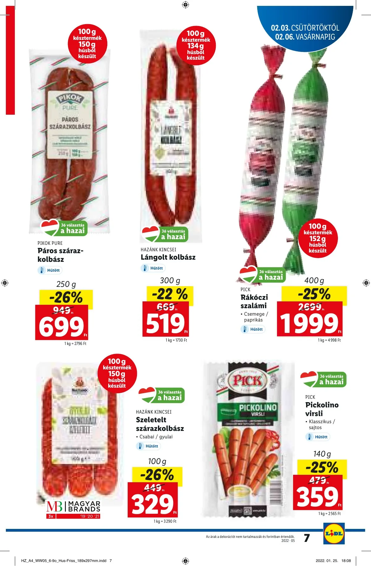 Lidl akciós újság 02.03–02.09 – 7. oldal