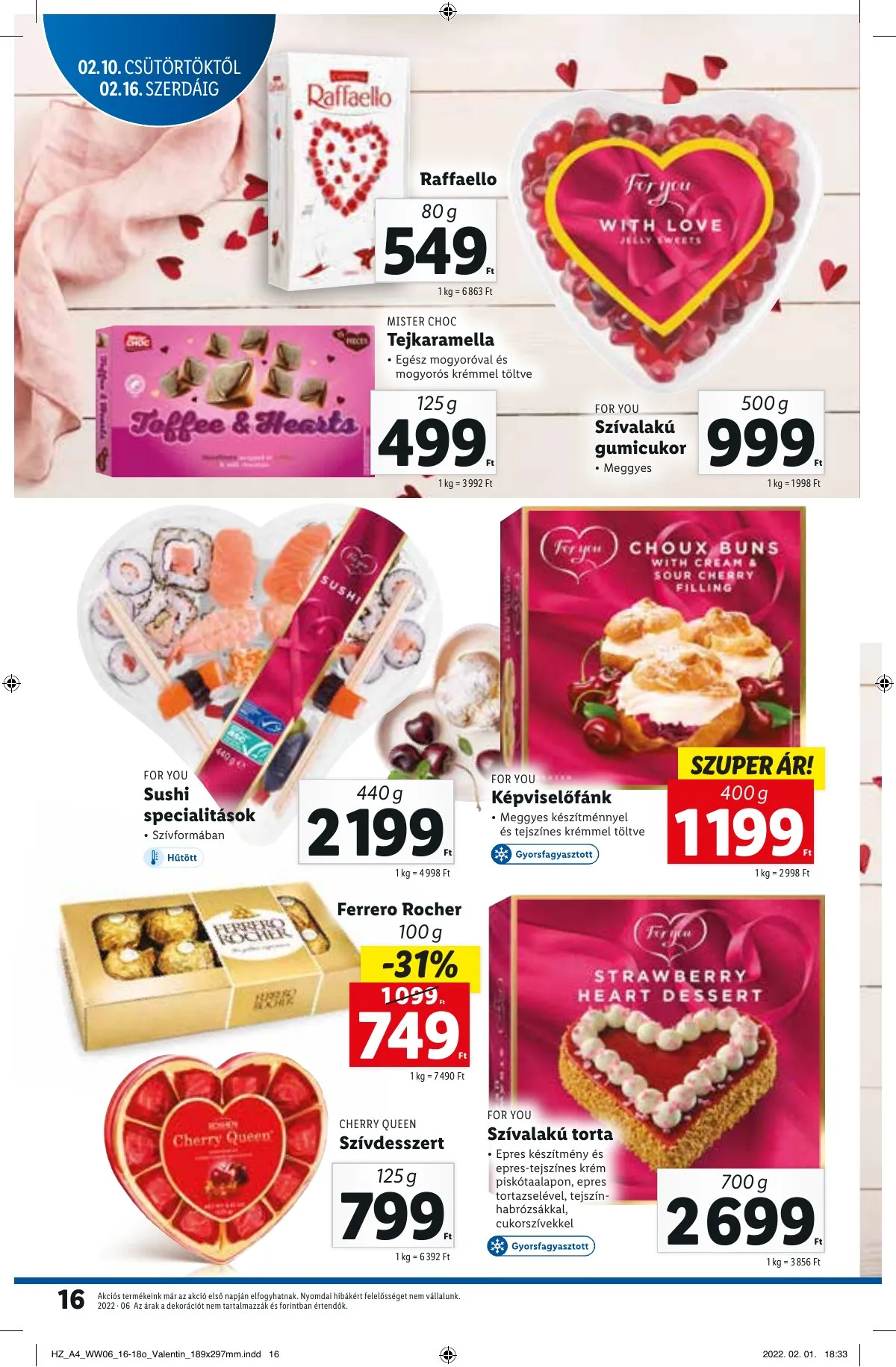 Lidl akciós újság 02.10–02.16 – 16. oldal