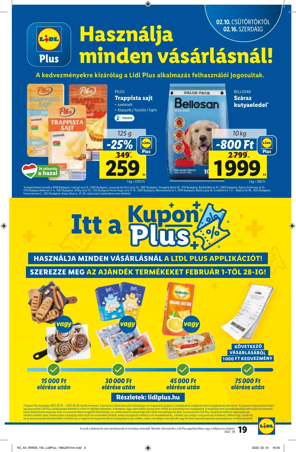 Lidl akciós újság 02.10–02.16 – 19. oldal