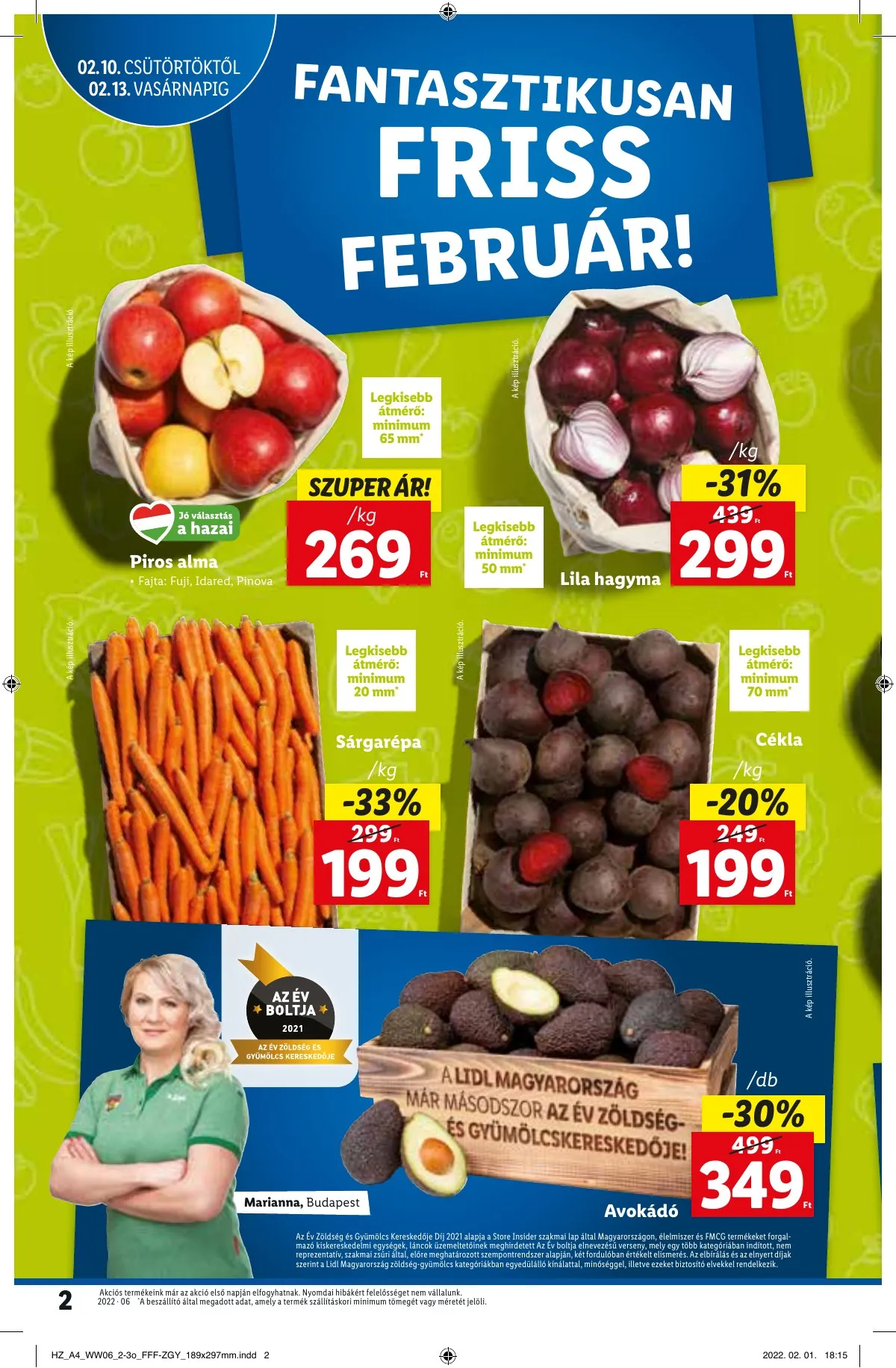 Lidl akciós újság 02.10–02.16 – 2. oldal