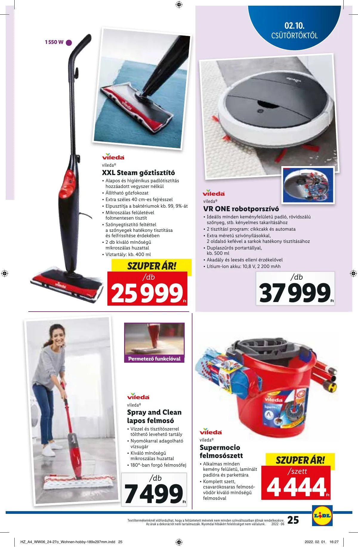 Lidl akciós újság 02.10–02.16 – 25. oldal