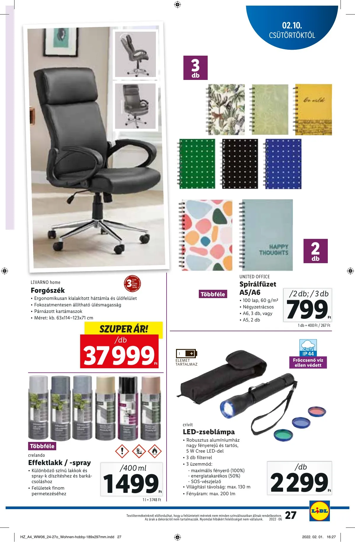 Lidl akciós újság 02.10–02.16 – 27. oldal