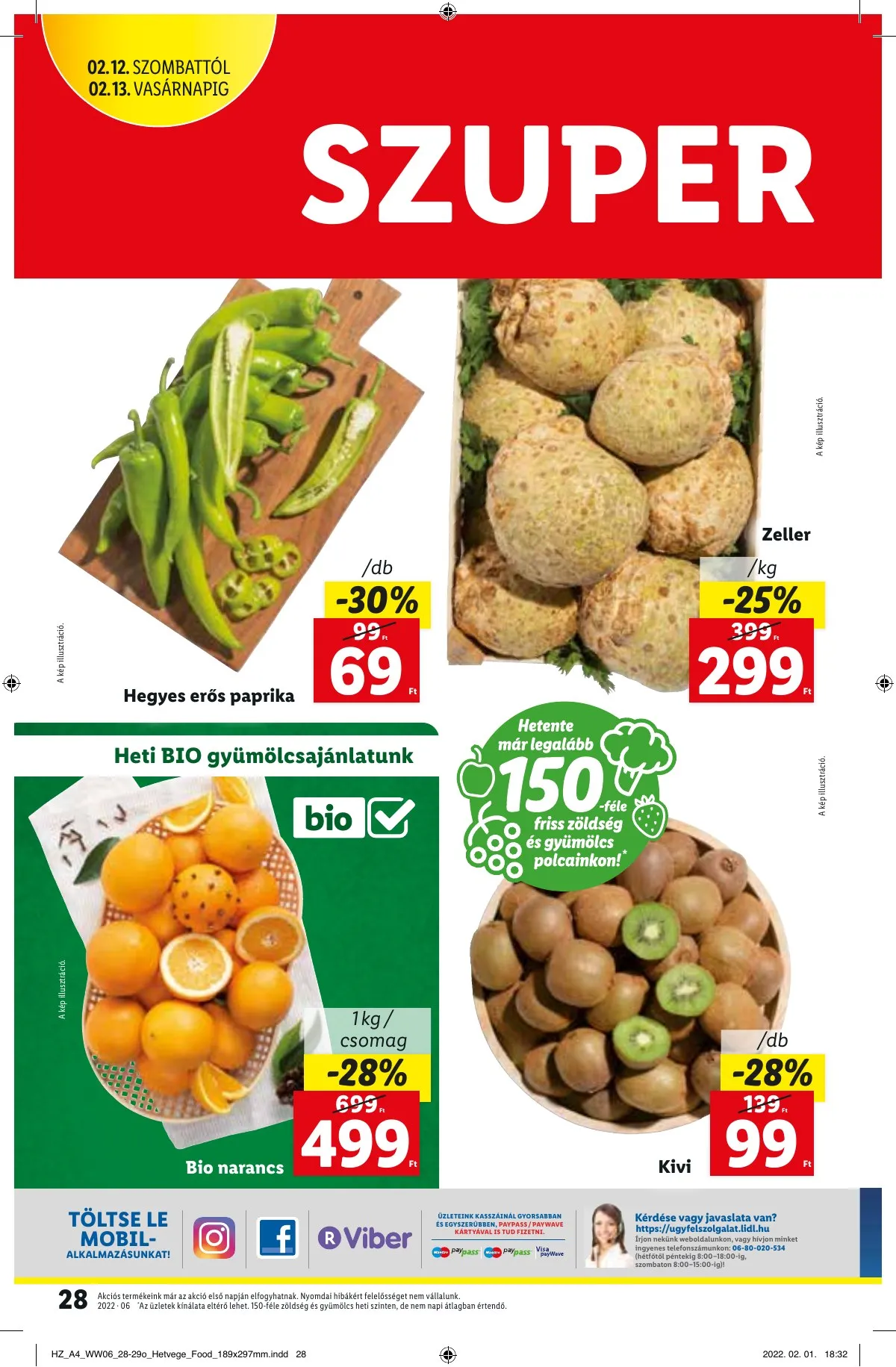 Lidl akciós újság 02.10–02.16 – 28. oldal