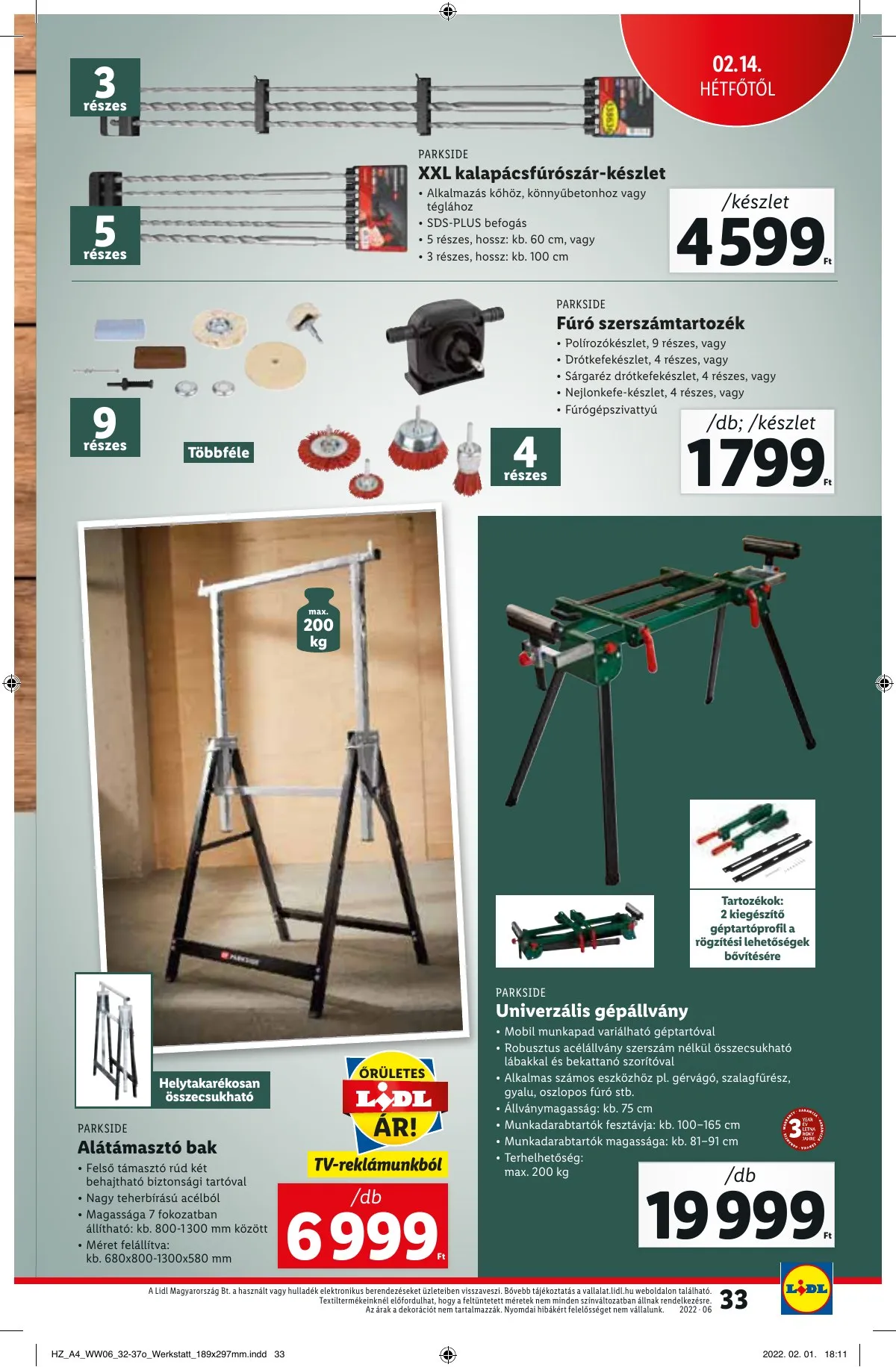 Lidl akciós újság 02.10–02.16 – 33. oldal