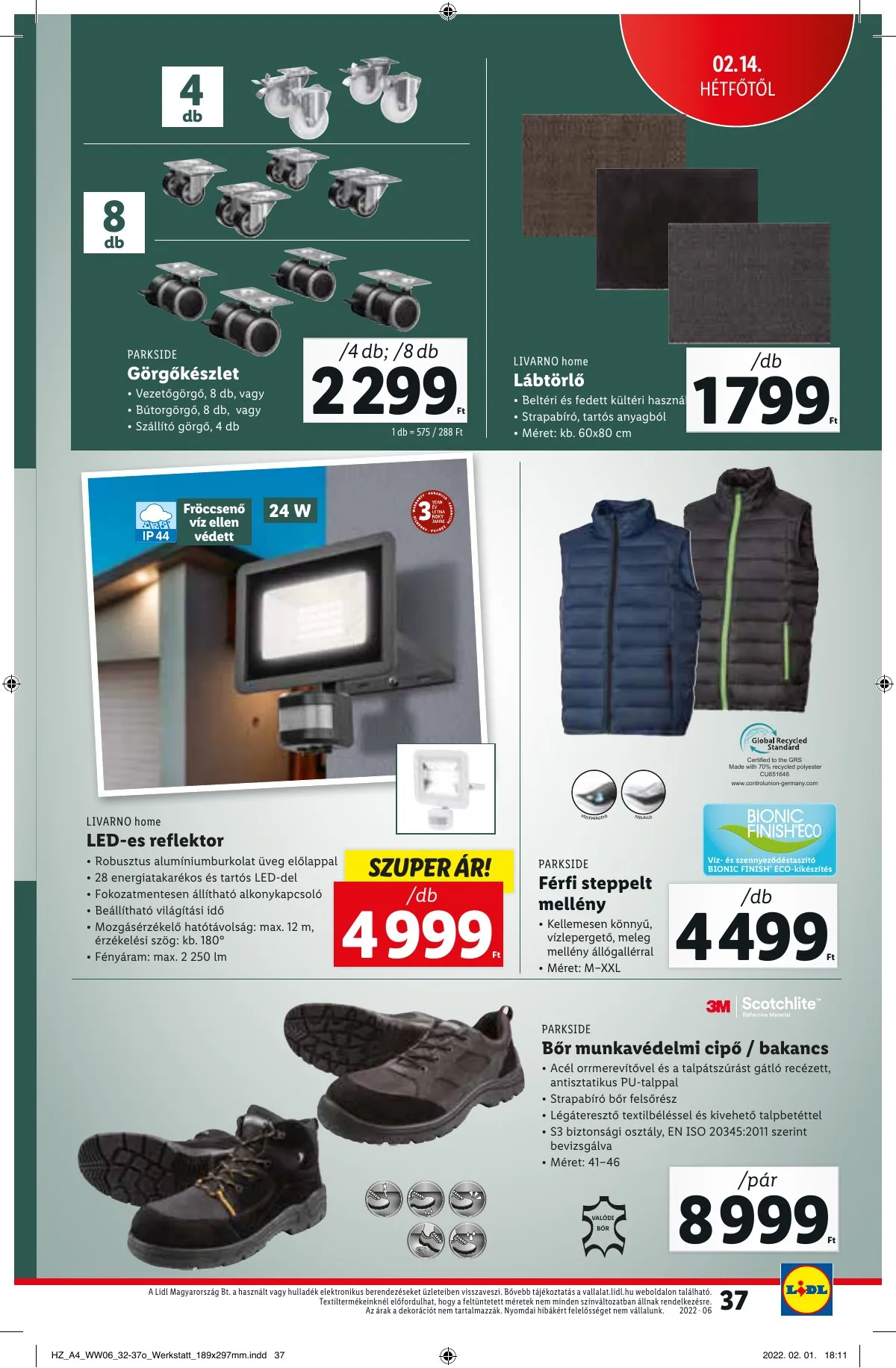 Lidl akciós újság 02.10–02.16 – 37. oldal