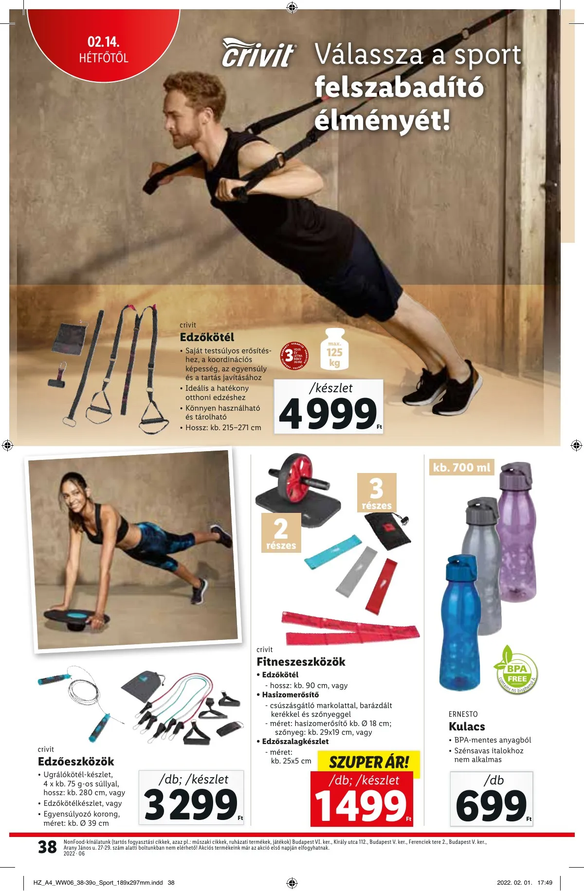 Lidl akciós újság 02.10–02.16 – 38. oldal